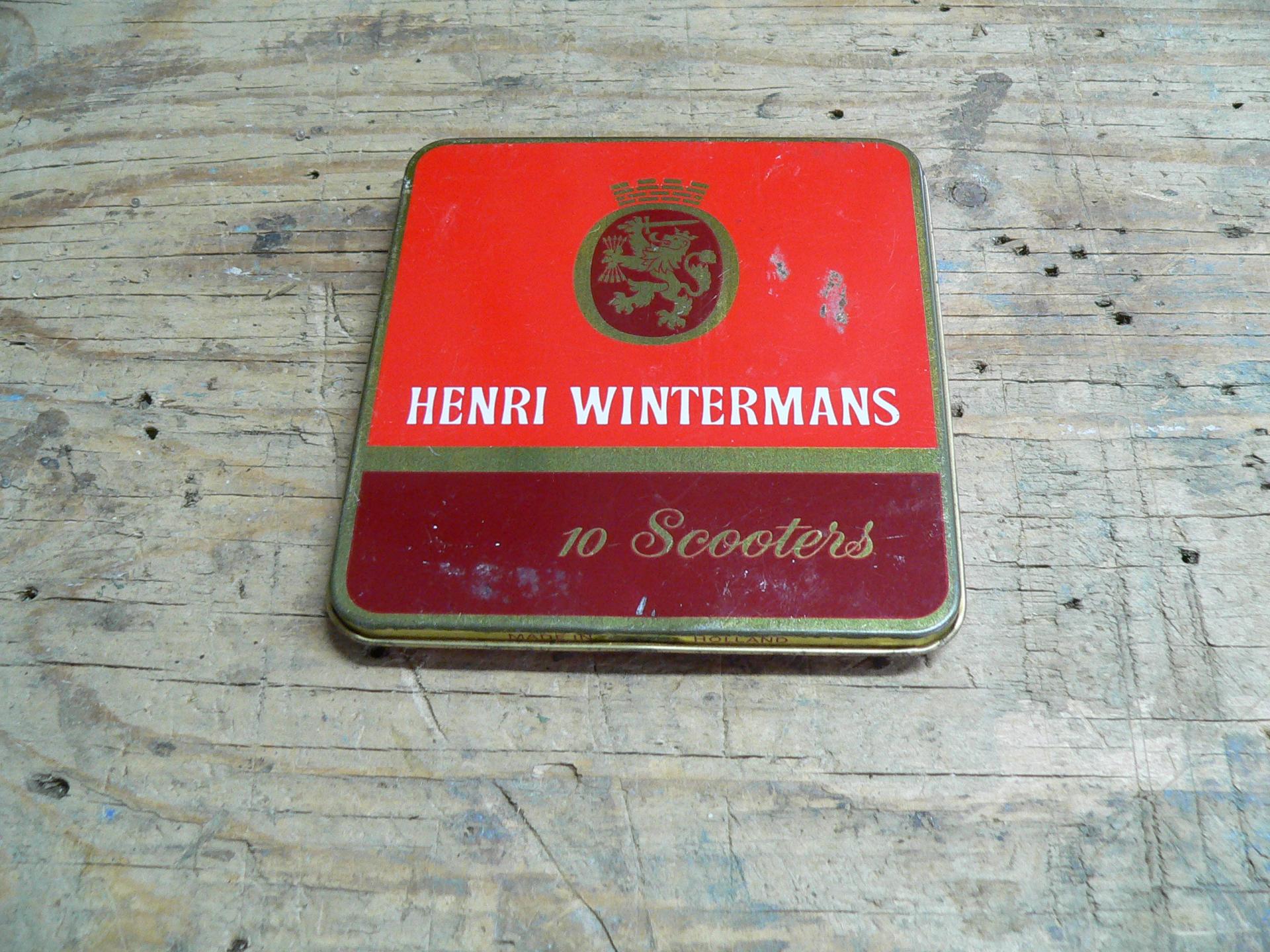 Boite tôle cigarette henri wintermans # 4547.4