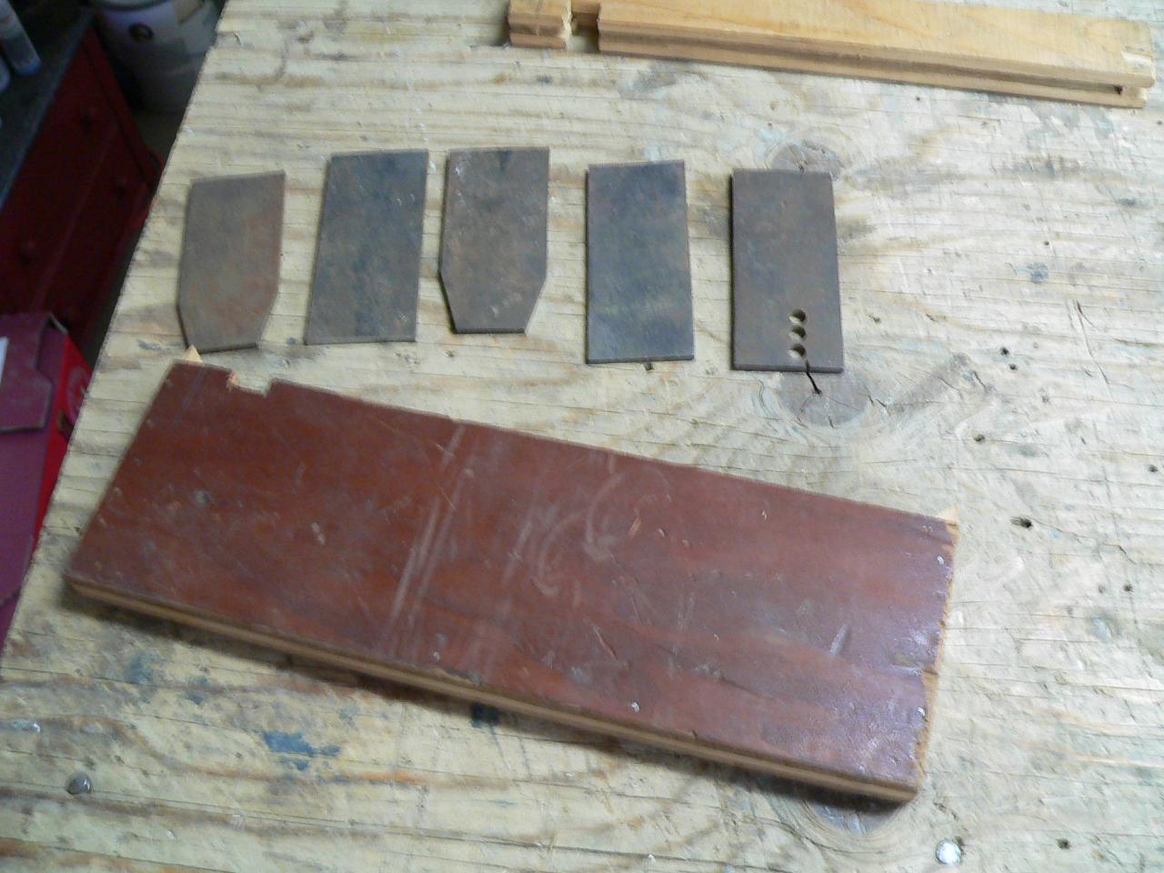 5 blade d'acier pour fabriquez lame de rabot # 4617.90 