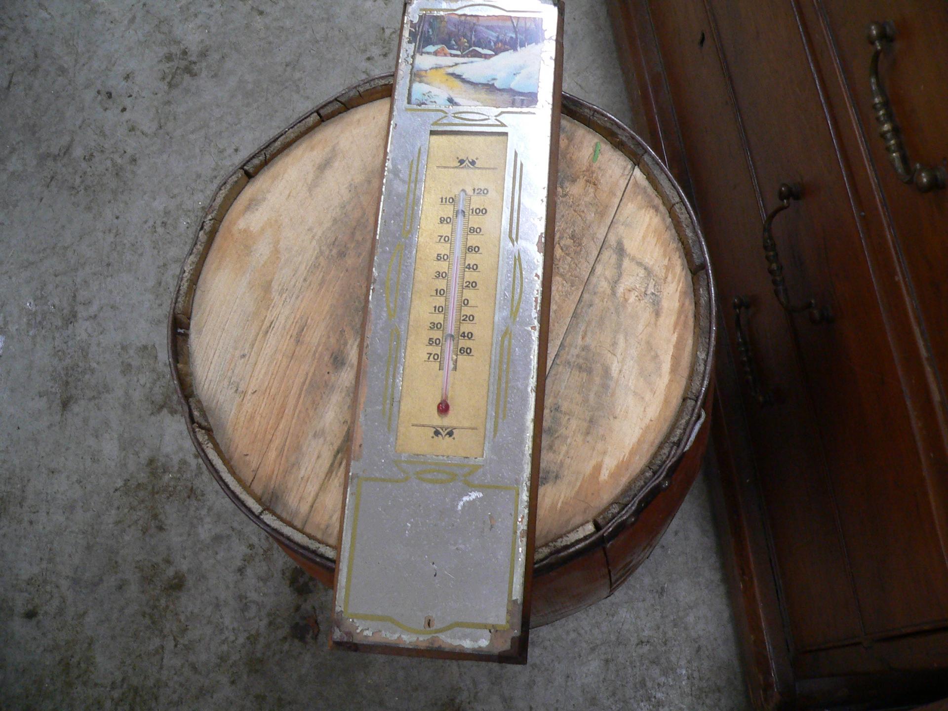 Thermometre antique # 4676