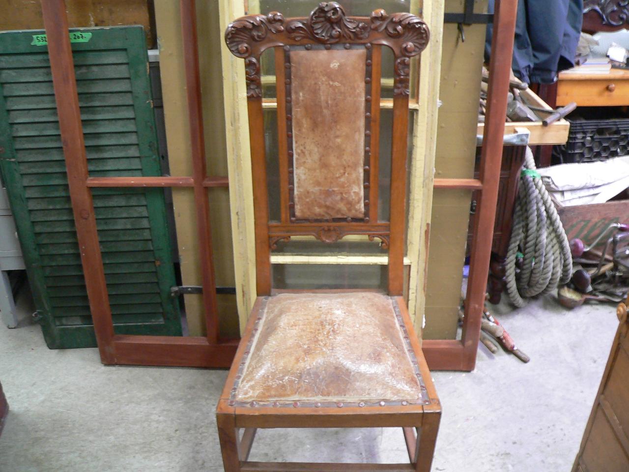 Tres belle chaise antique # 4686