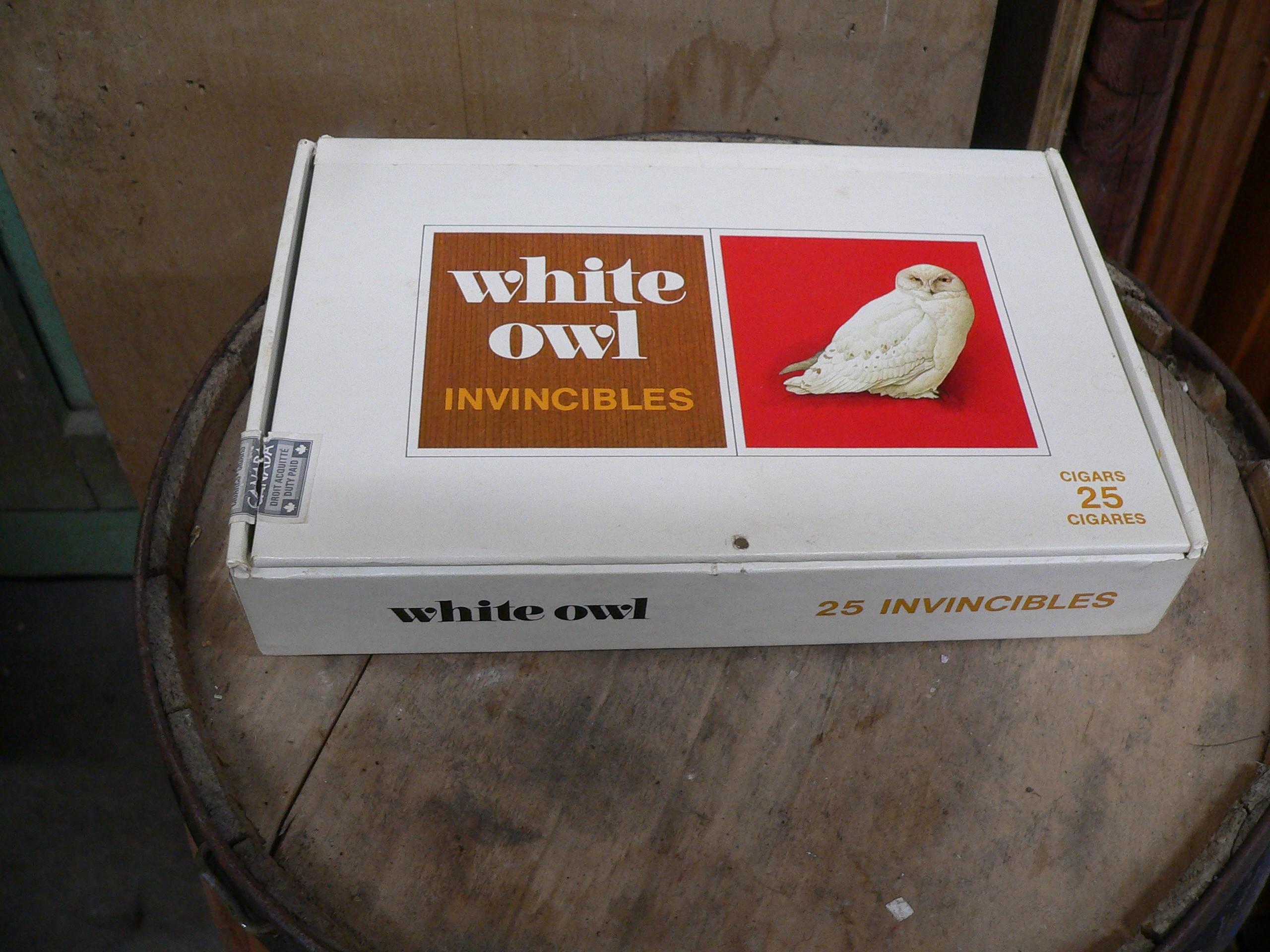 Boite antique white owl # 5507.3