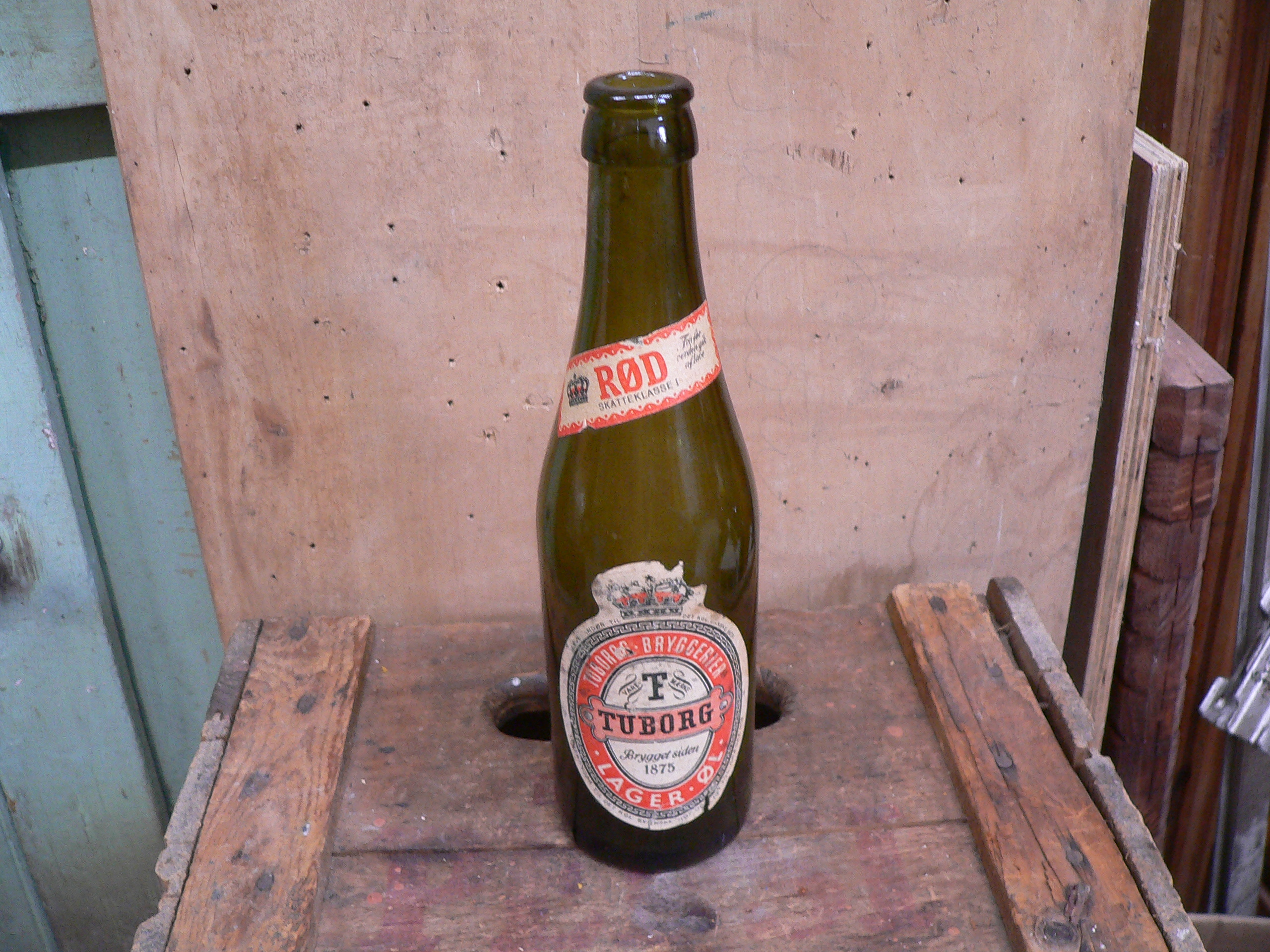 Bouteille bière antique tuborg lager # 5735.6