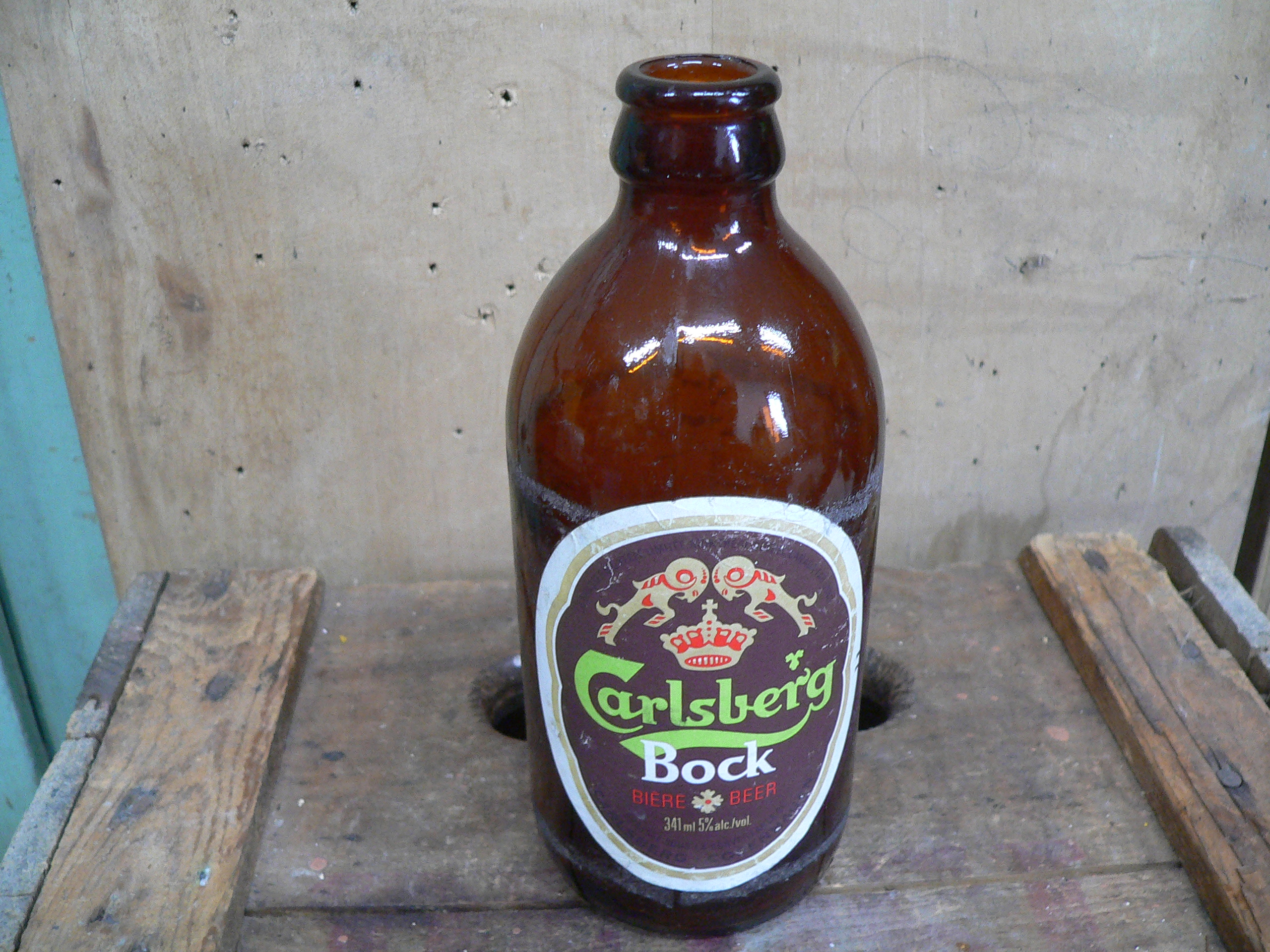 Bouteille antique bière carlsberg bock # 5742.2