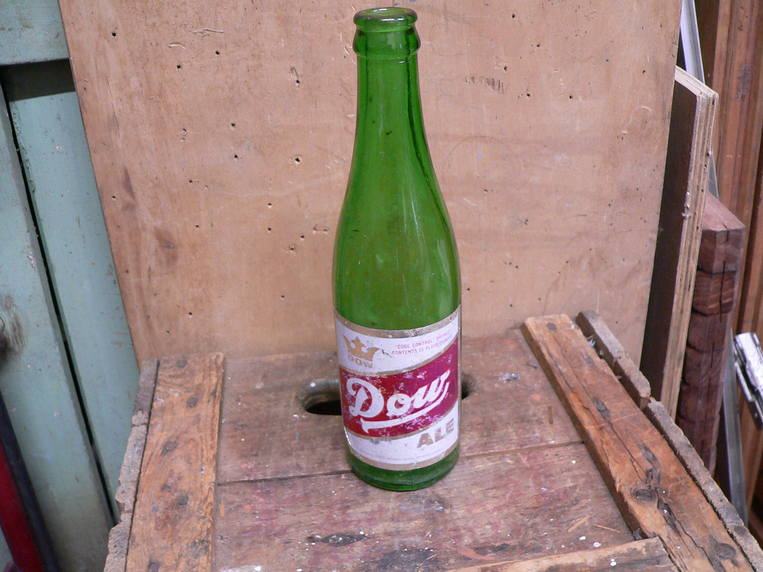 Bouteille antique dow ale # 5907.3