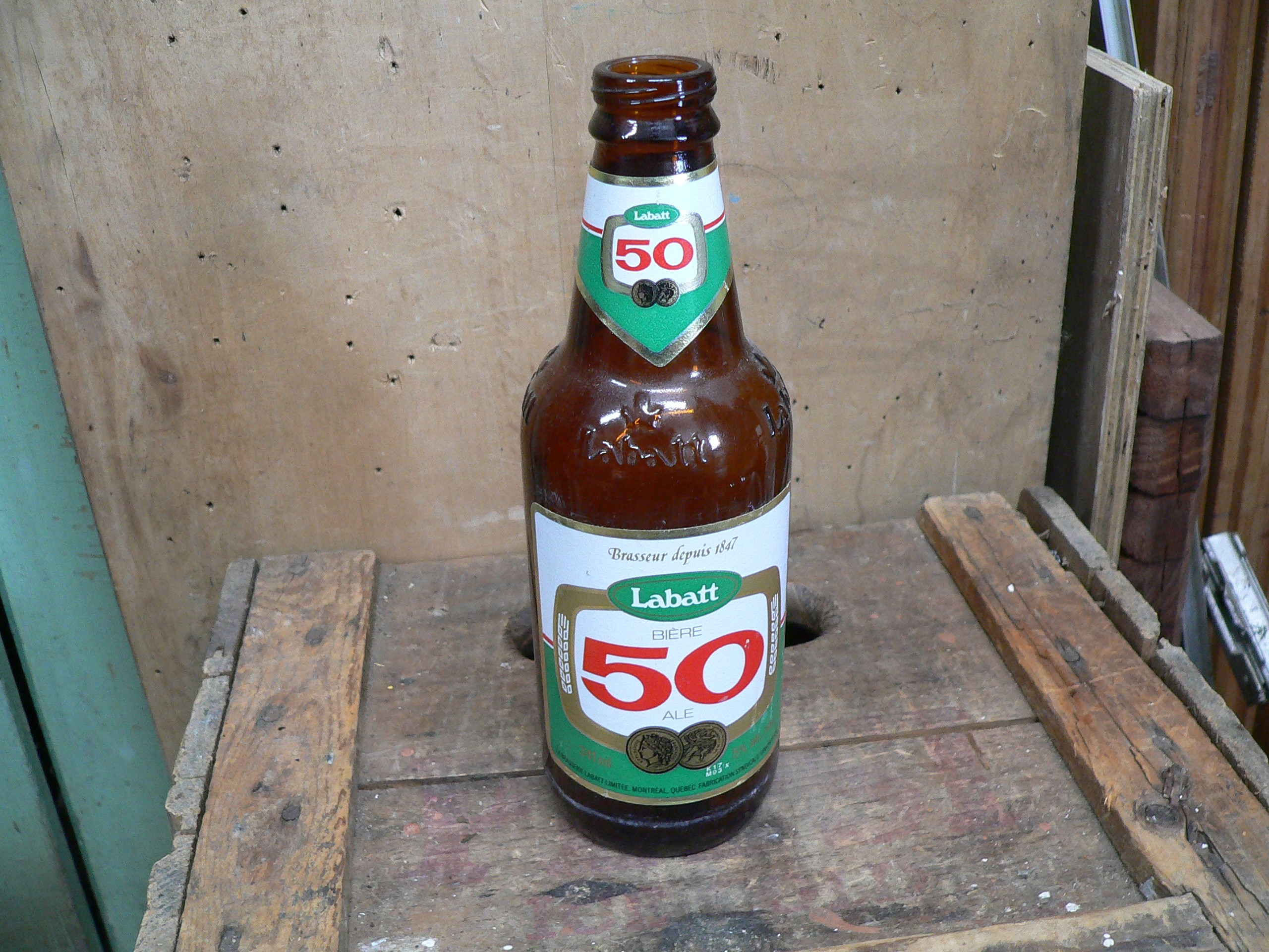 Bouteille bière labatt 50 # 6040.23