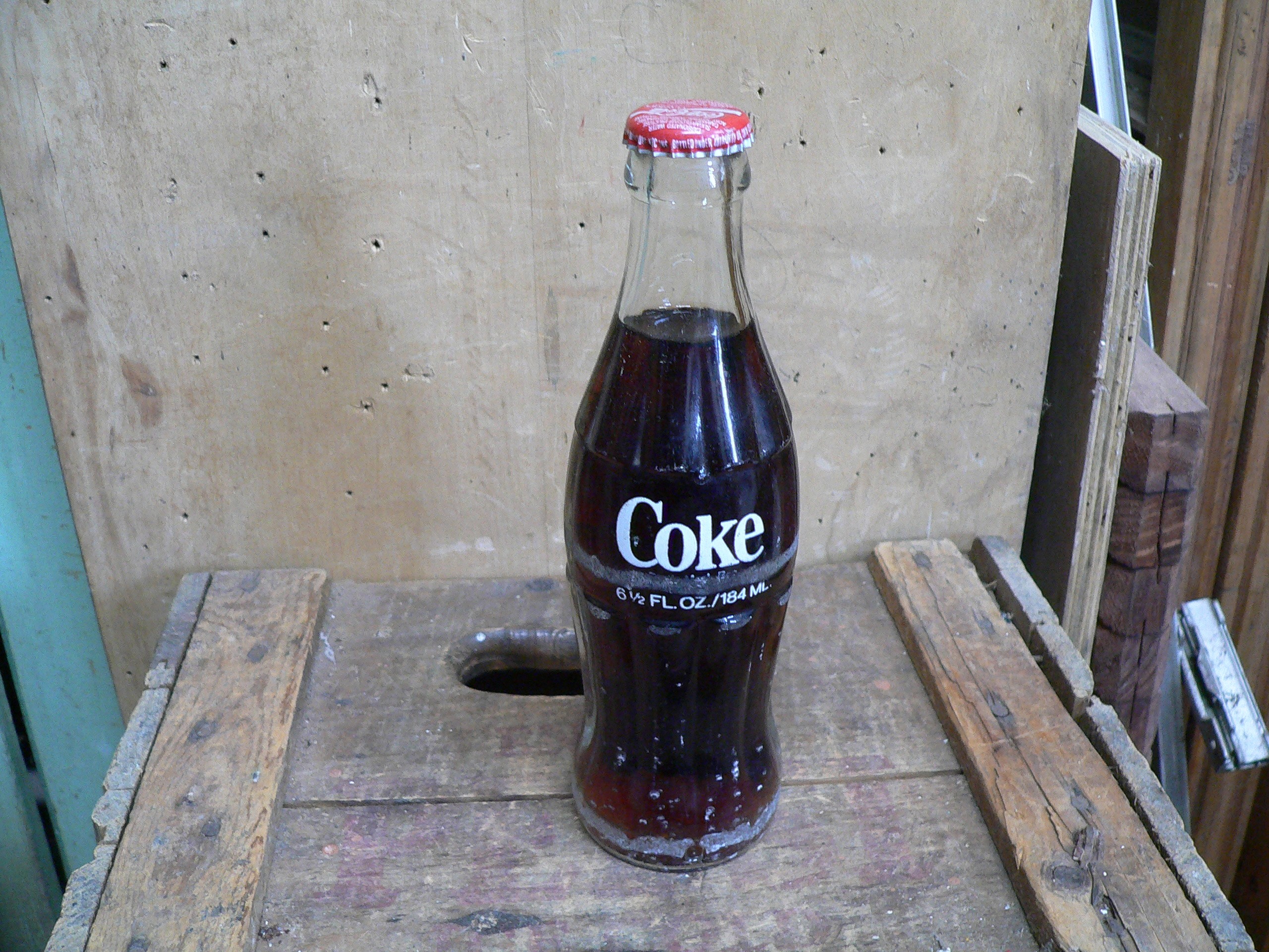 Bouteille antique coke pleine # 6236.2