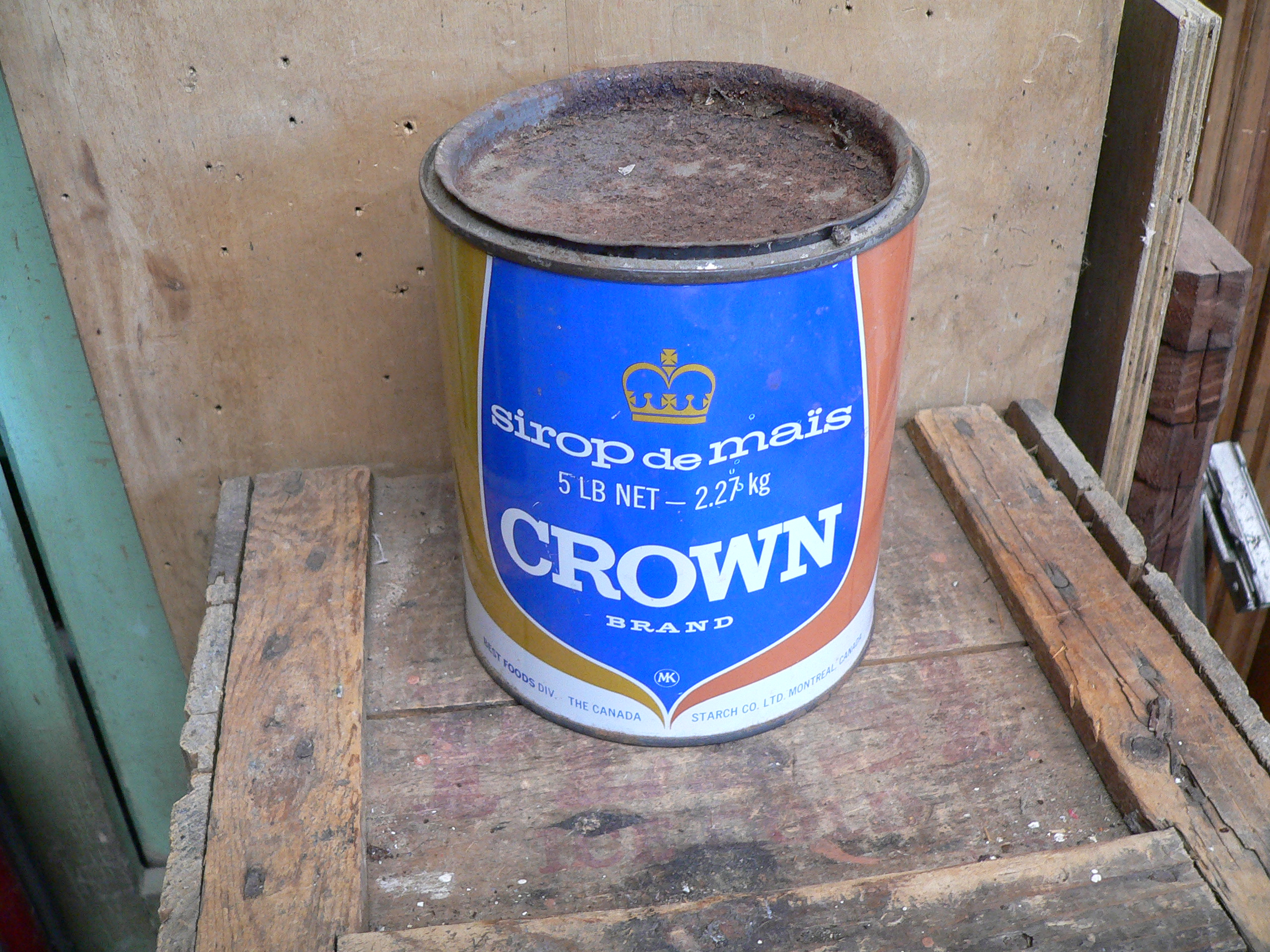 Canne de tôle antique crown # 6253.13