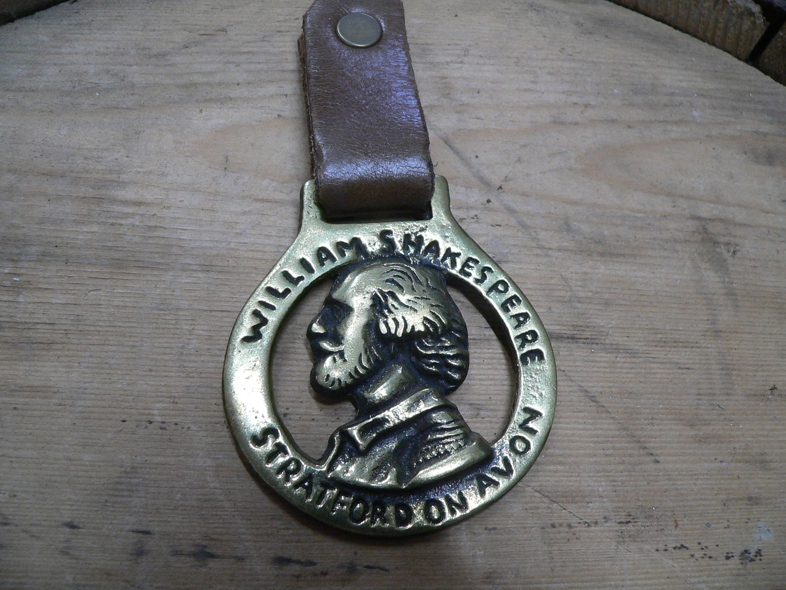 Médaille en brasse william shakespeare # 6915.2