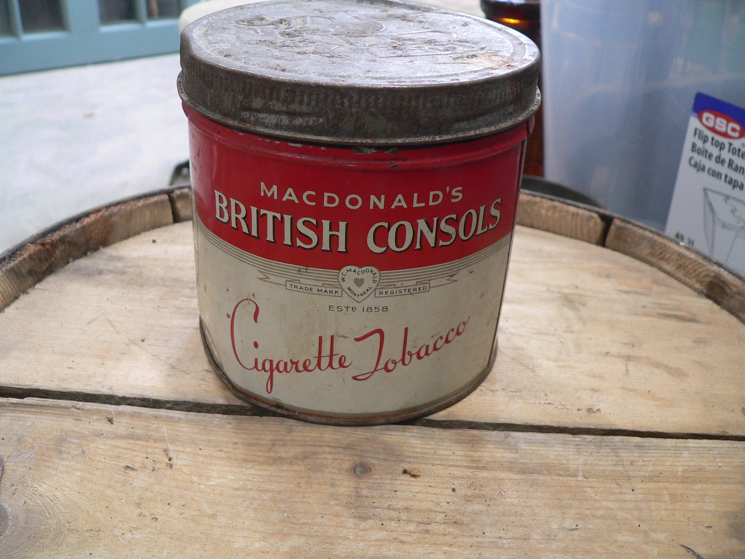 Canne de tabac british consols # 6919.8 