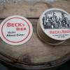 Lot de 25 sous verre vintage de bière beck # 6920.23 