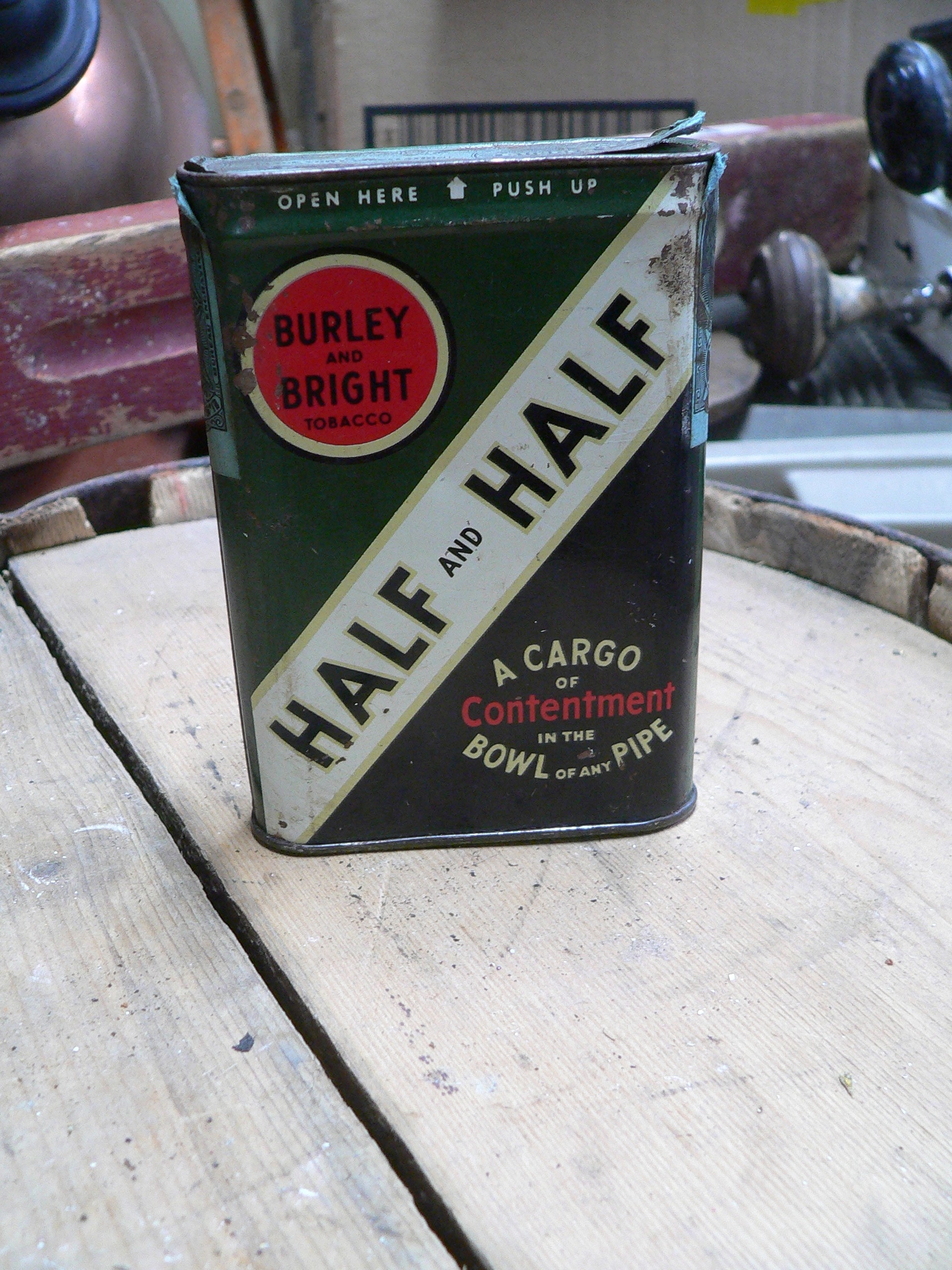 Canne antique de tabac half and half # 7311.10