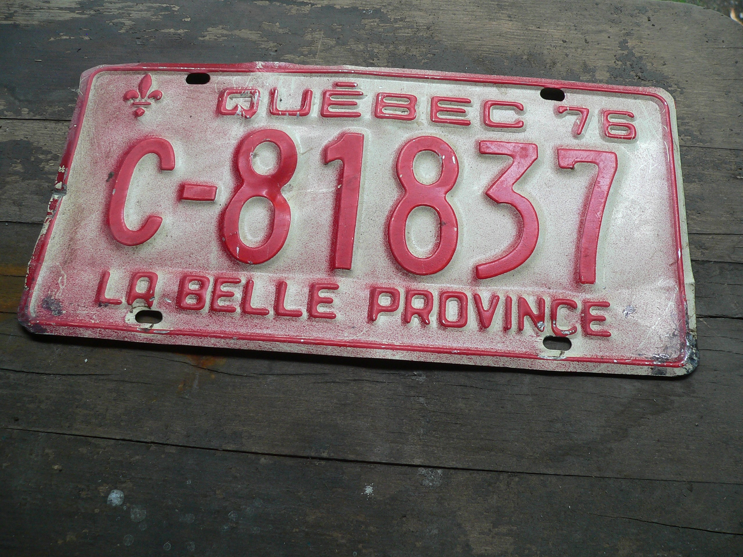 Plaque de 1976 # 7340.33