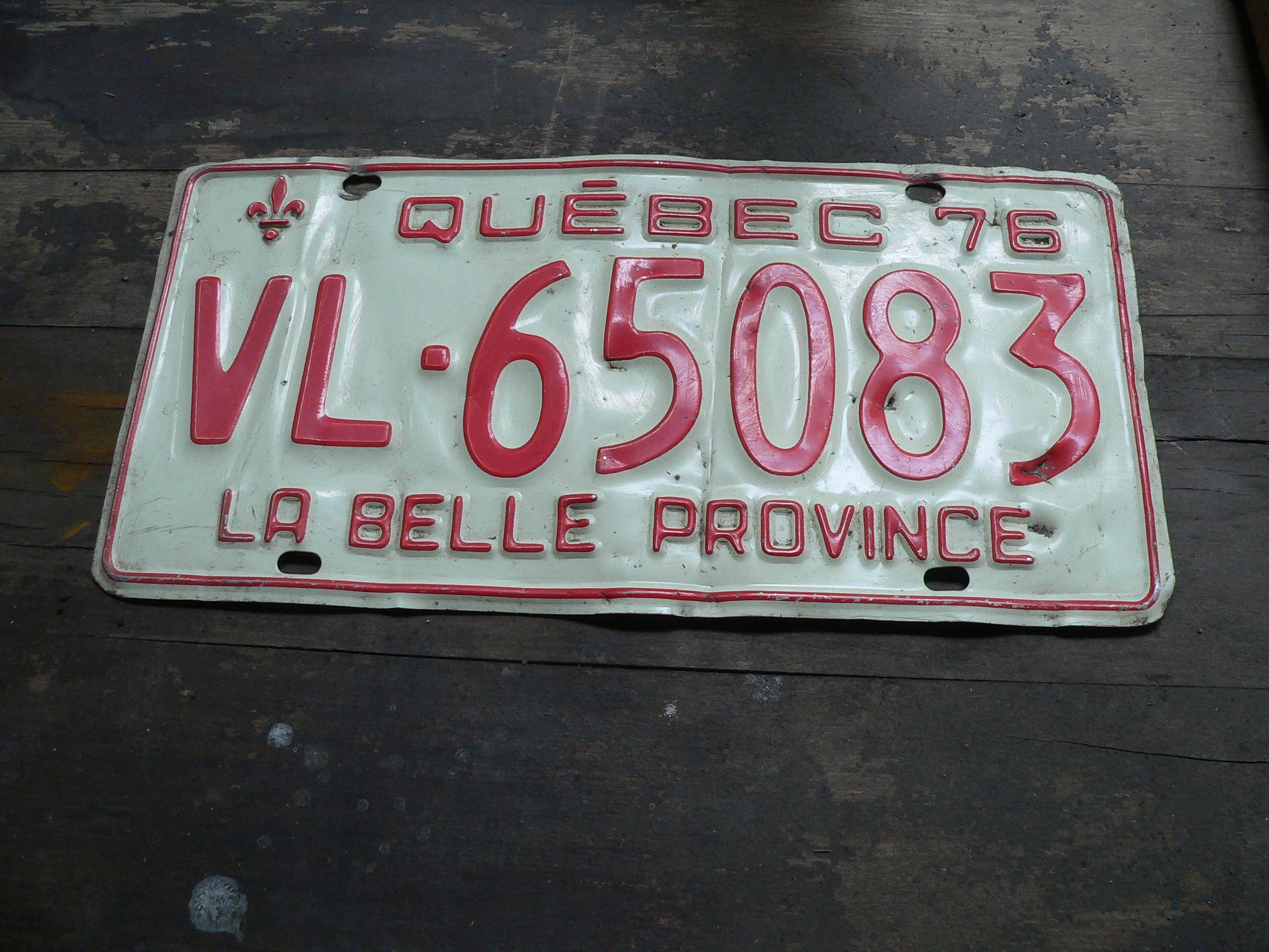 Plaque de 1976 # 7340.37