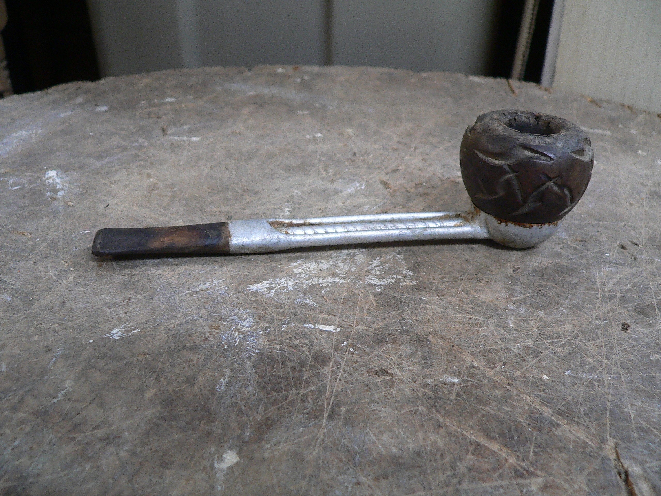 Pipe antique falco # 7428.1