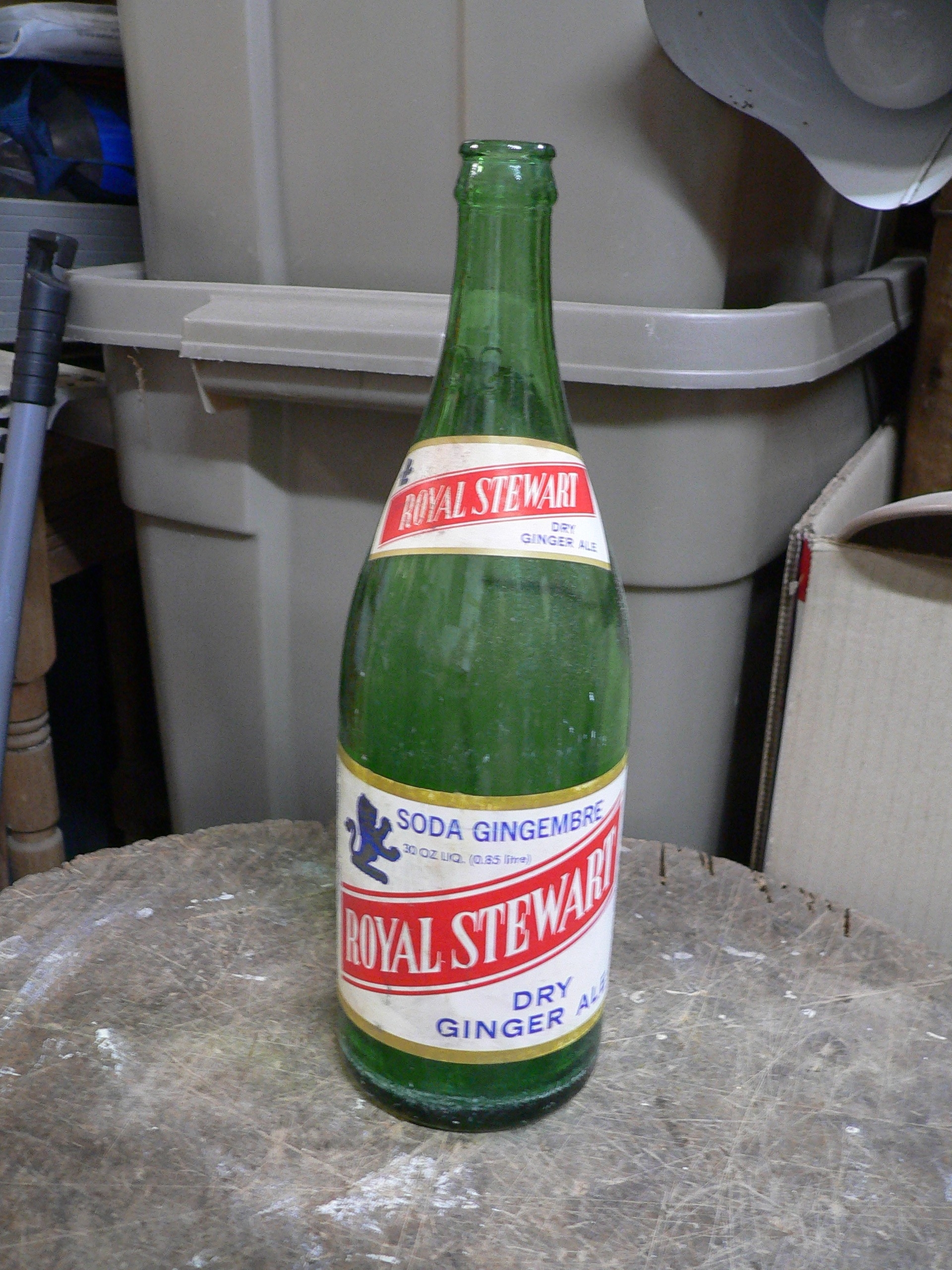 Bouteille vintage soda gingembre royal stewart # 7678.3