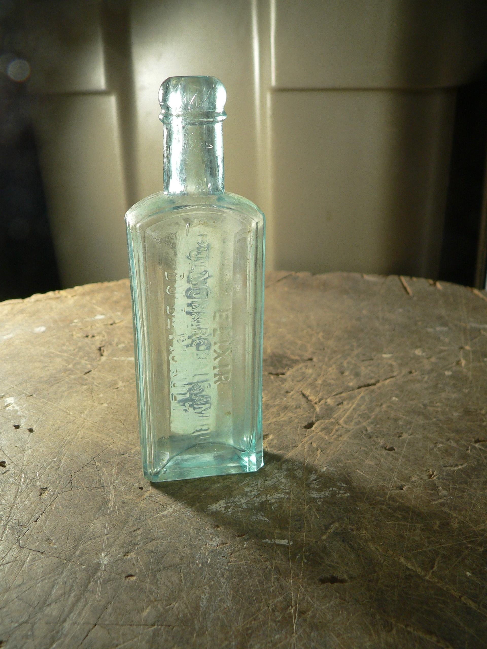 Bouteille antique d'apothicaire elixir # 7811.16