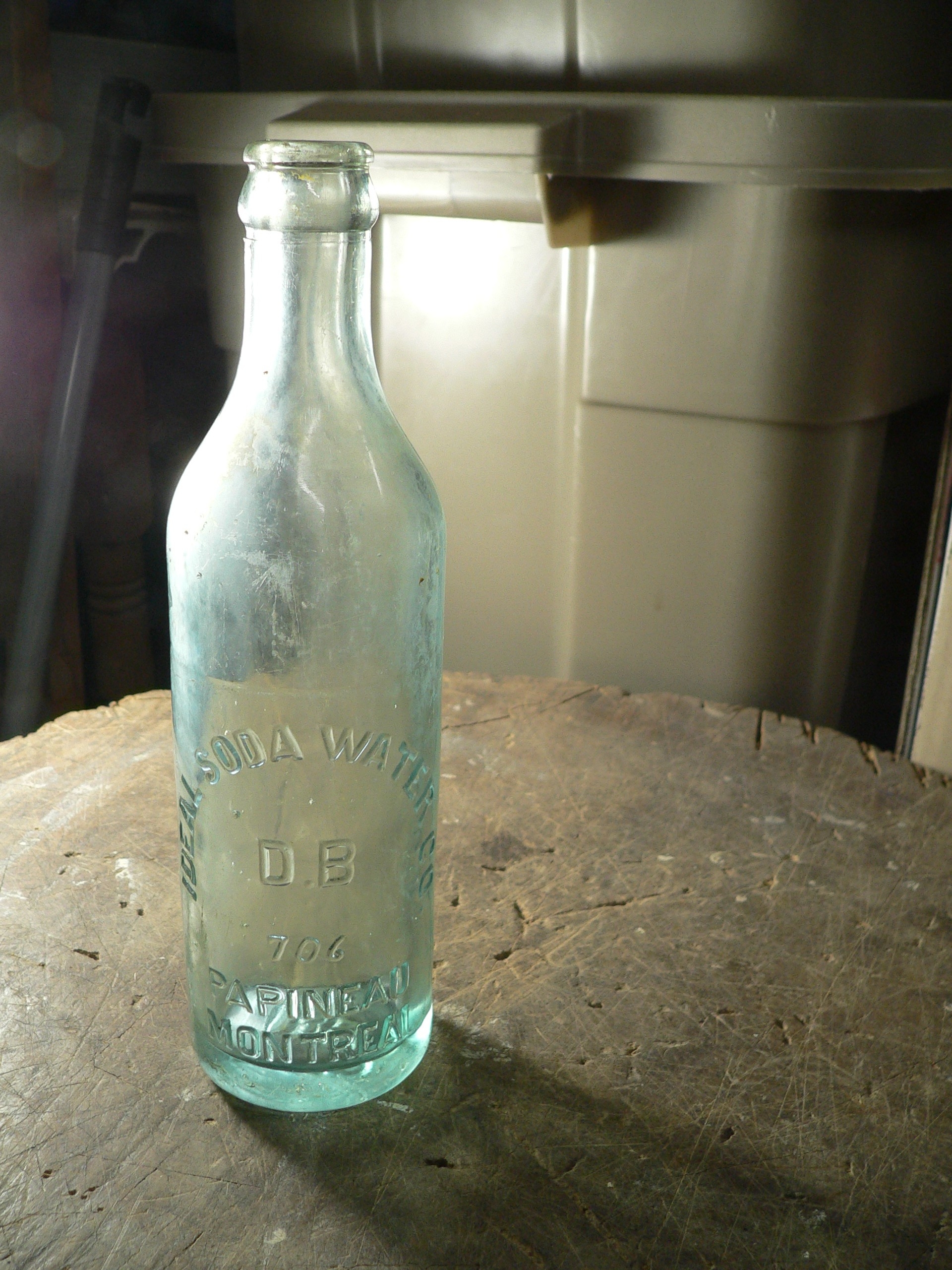 Bouteille liqueur antique idéal soda water # 7820.1
