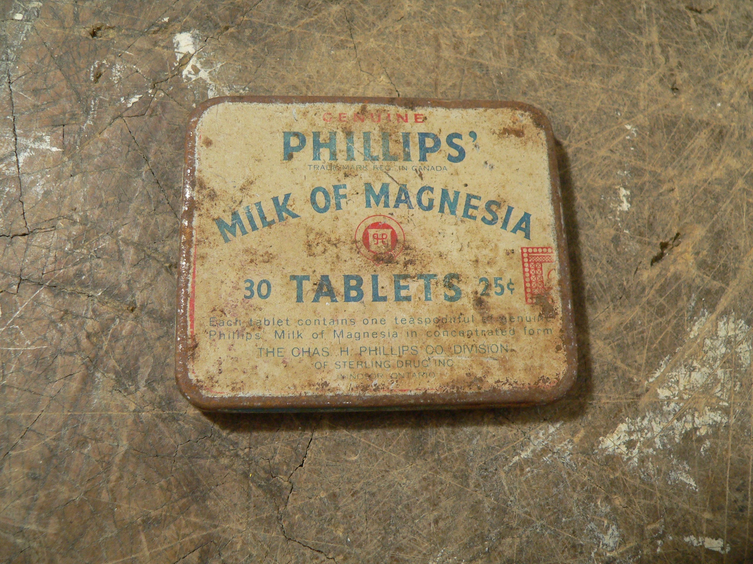 Boite philip's milk of magnesia # 7880