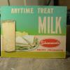 Publicité de lait vintage silver wood's dairy product # 7936.2