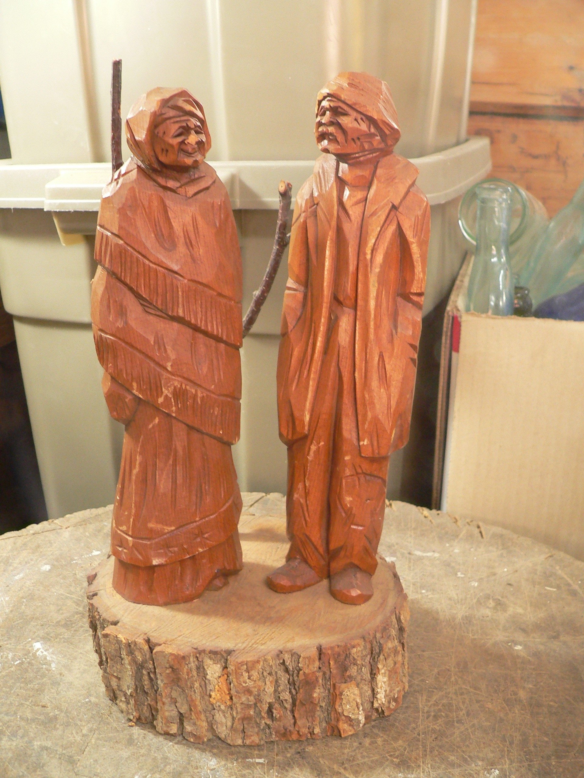 Sculpture indien ou inuit en bois # 7992.3