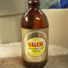 Bouteille de bière vintage Skol # 8009.3