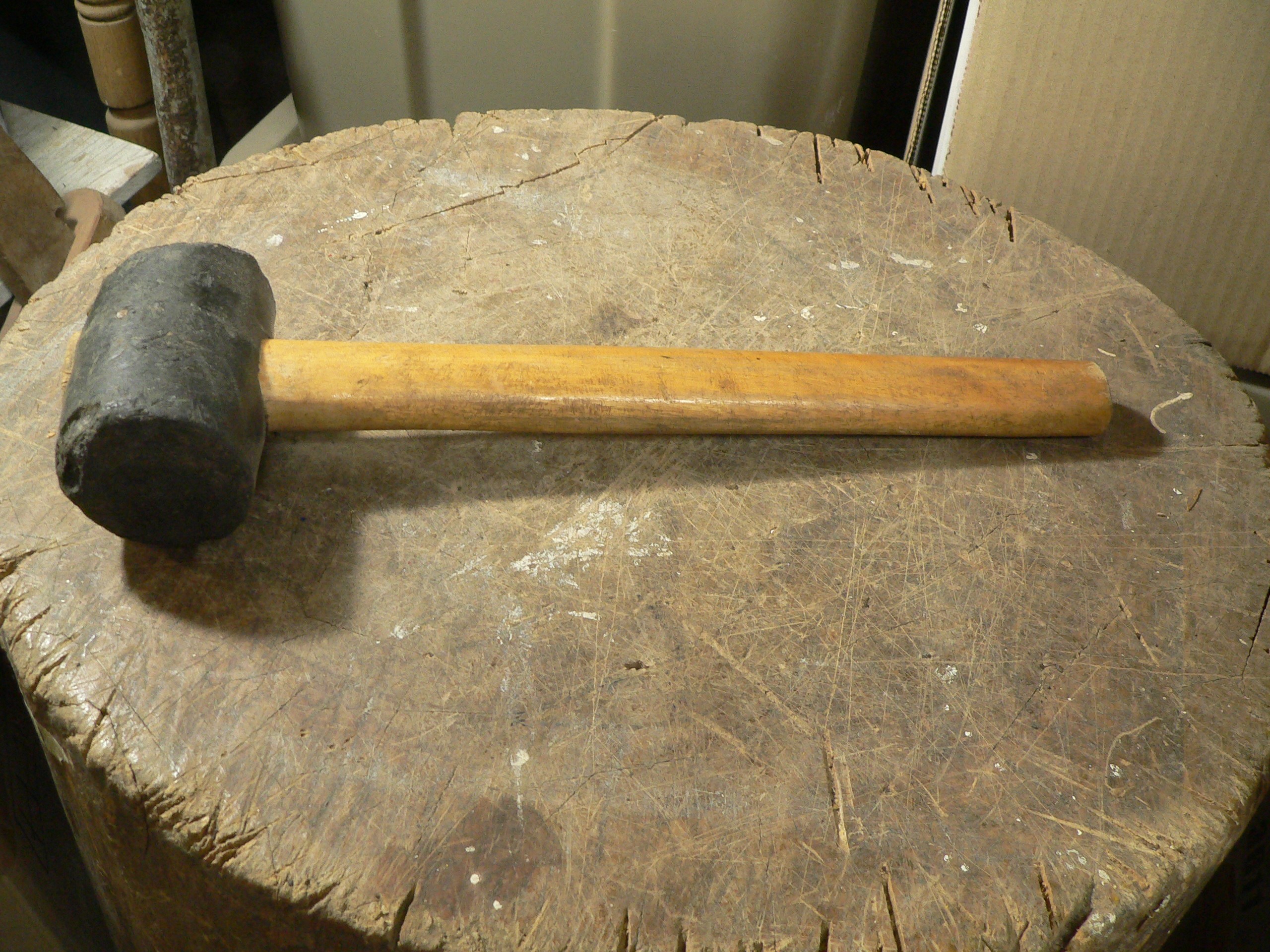 Marteau de caoutchouc vintage # 8069.2