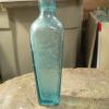 Bouteille antique gin 4 épaule bleu # 8109.1 