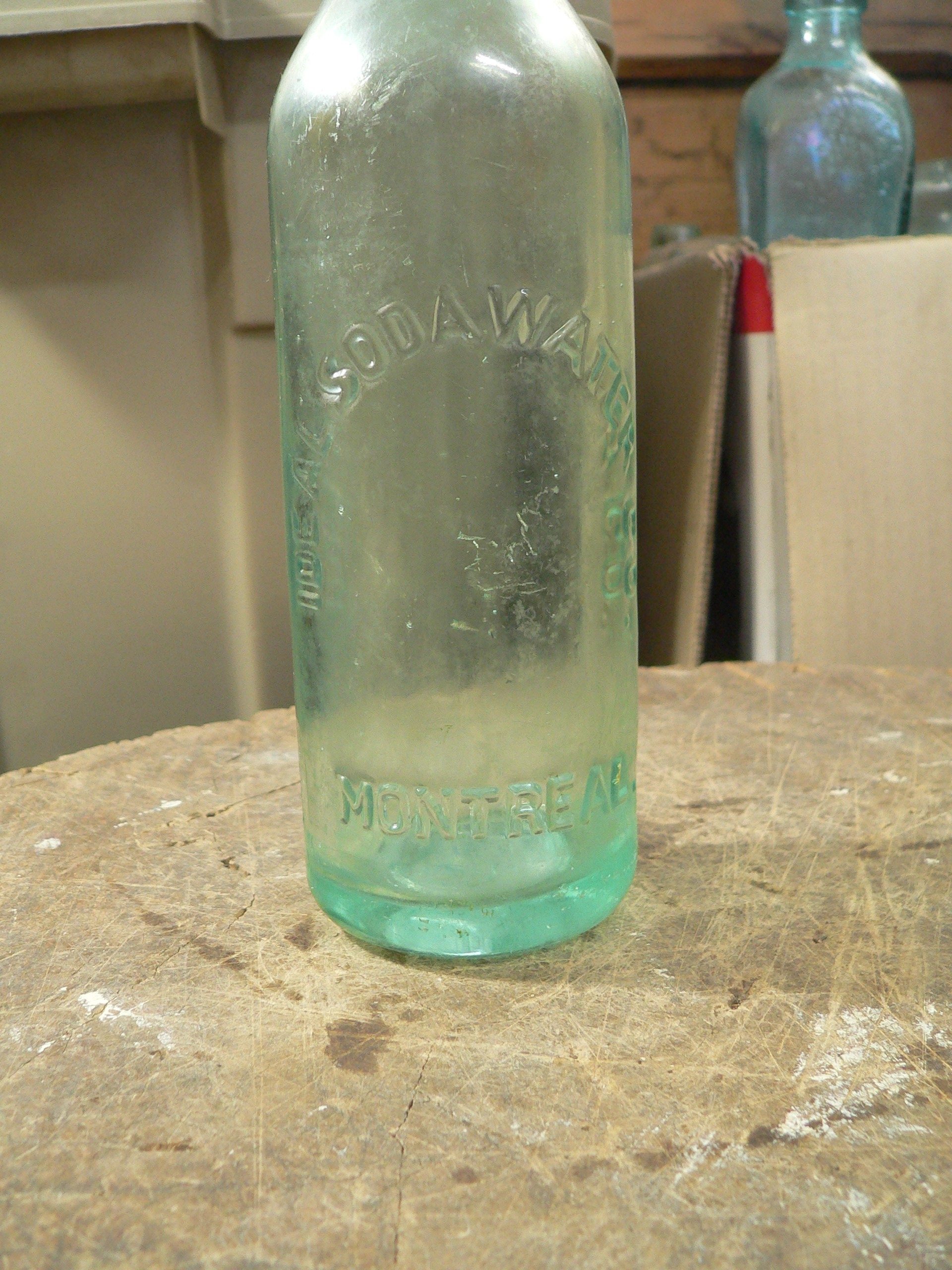 Bouteille antique Idéal soda water # 8112.2 