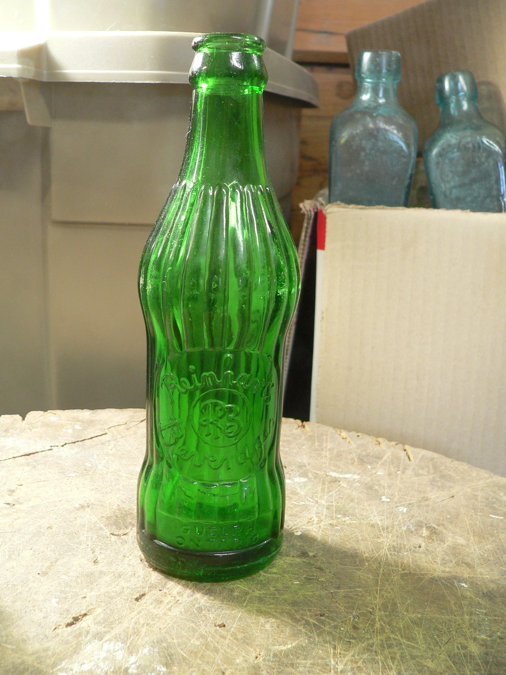 Bouteille antique reinhart's beverage # 8171.1
