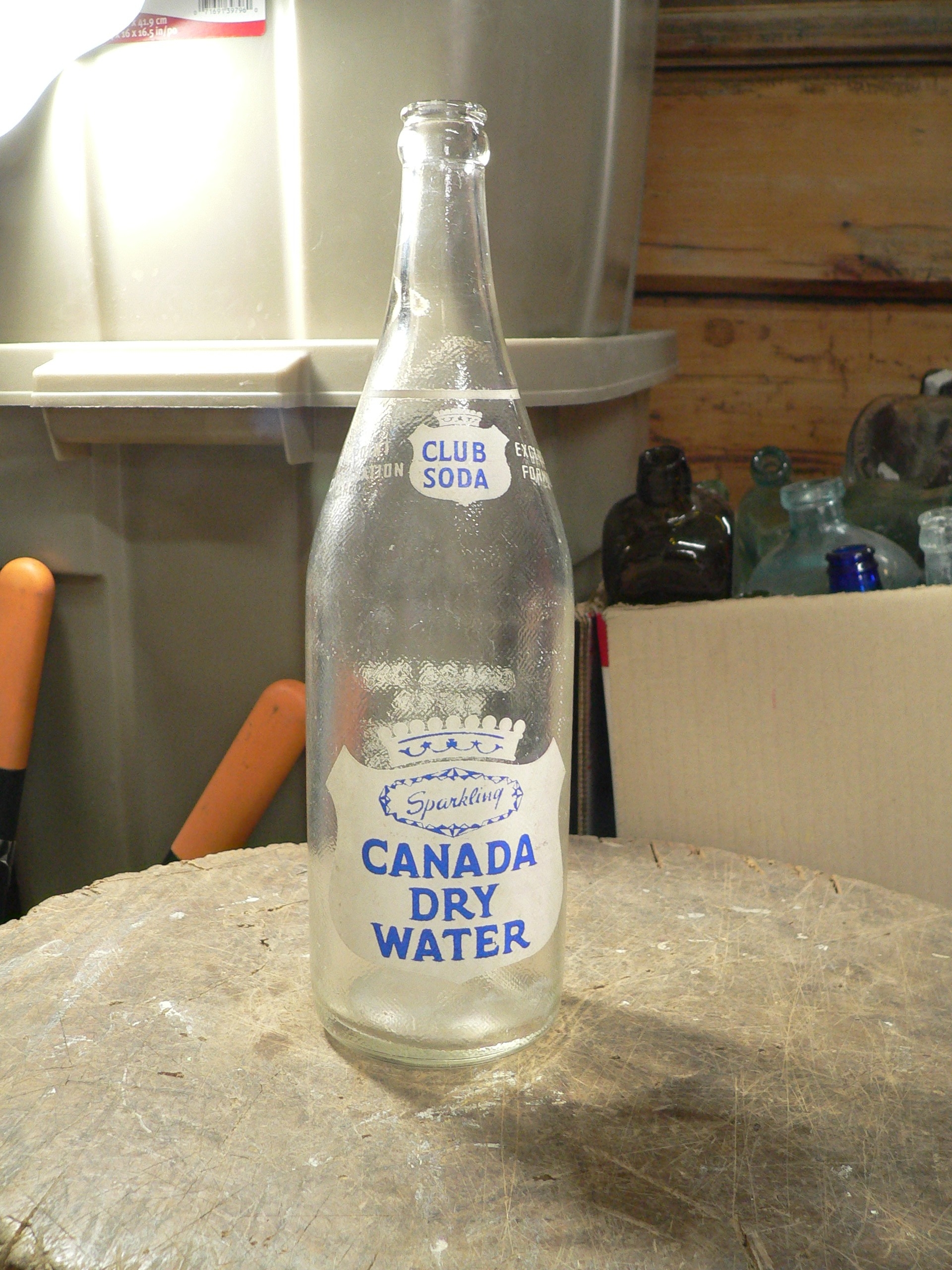 Bouteille antique canada dry water # 8432