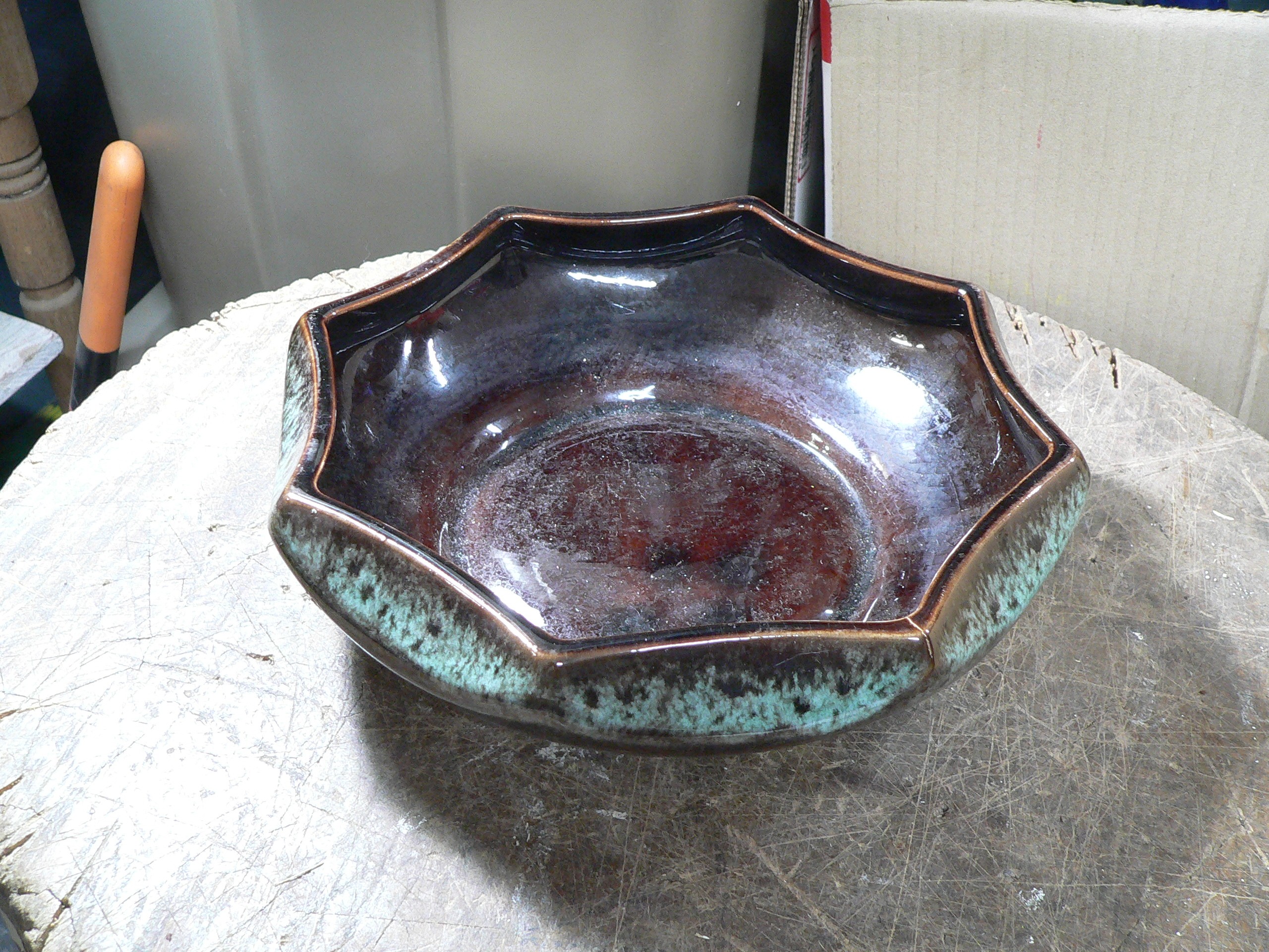 Plat de poterie de Beauce # 8503.3