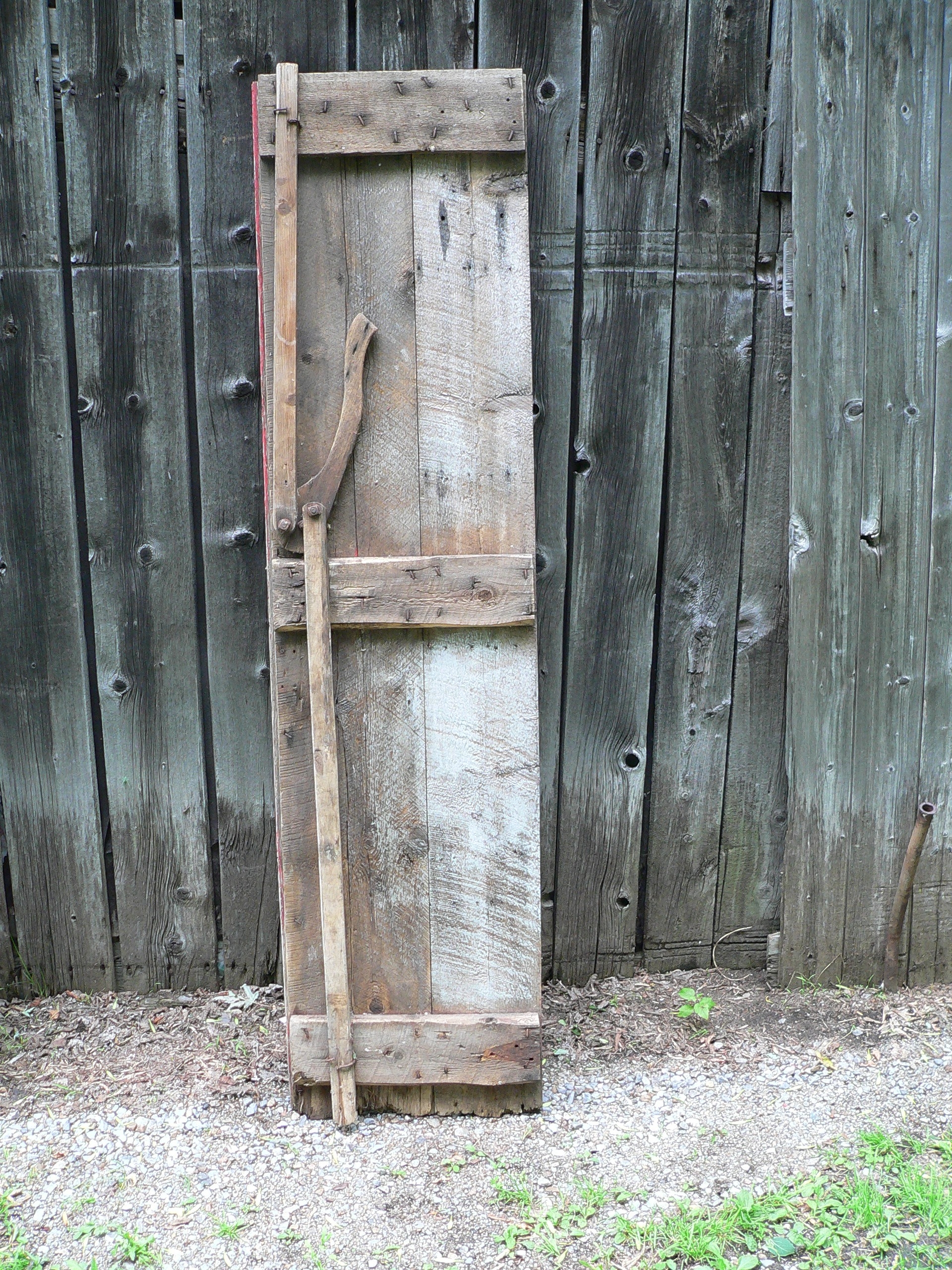 Porte antique de grange # 8654