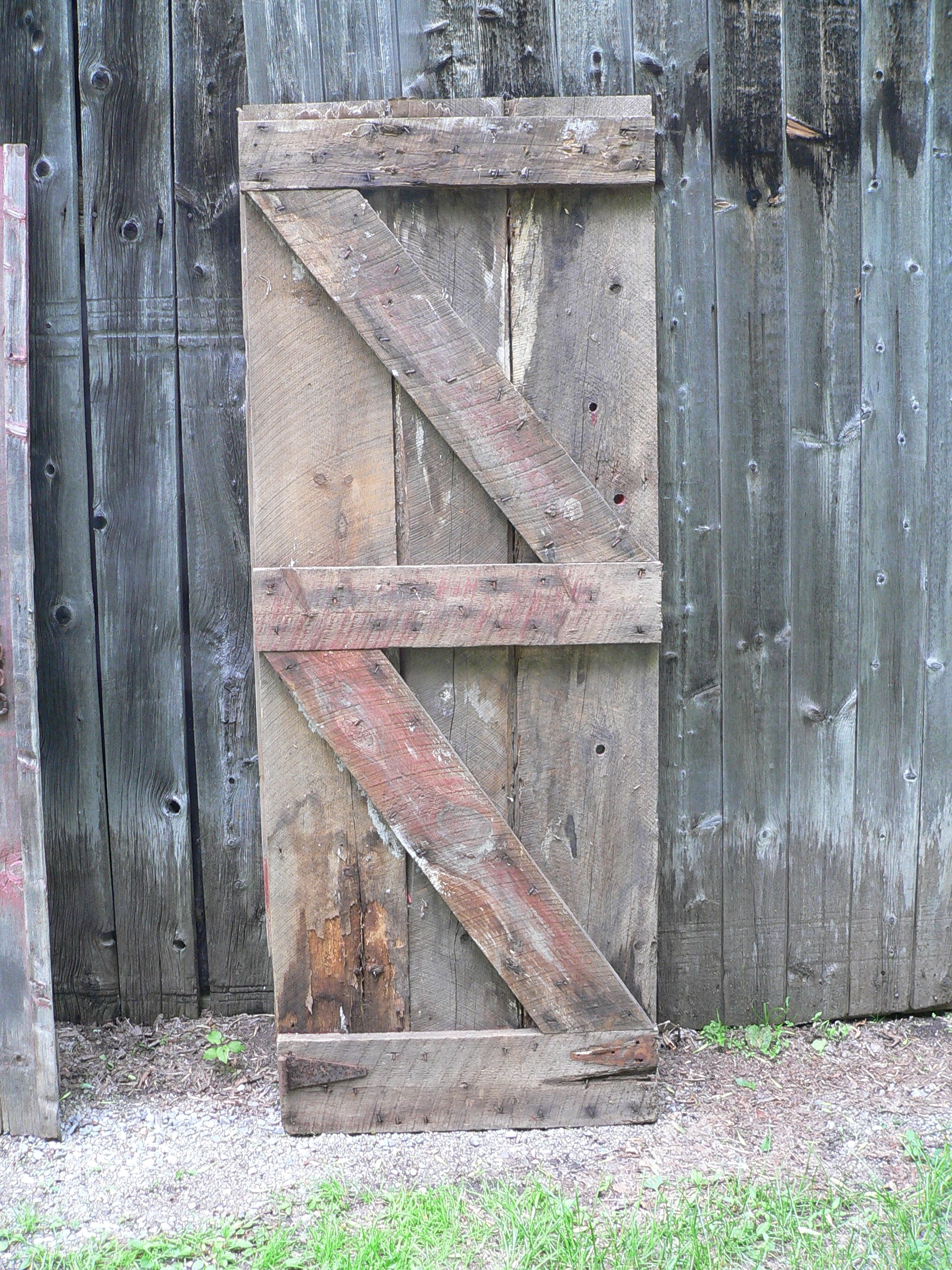 Porte antique de grange # 8655  