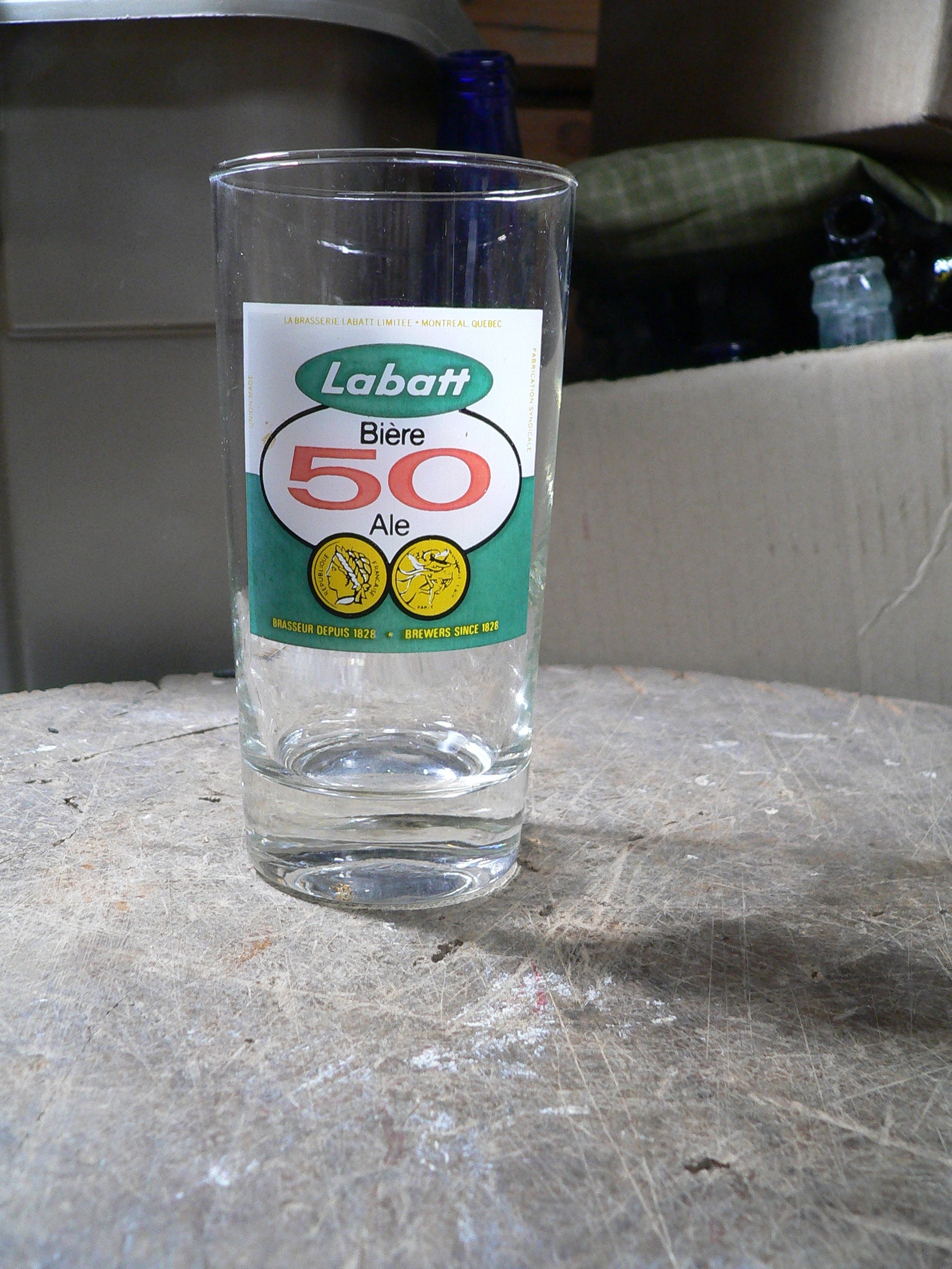 Verre bière Labatt 50 # 8760.1 