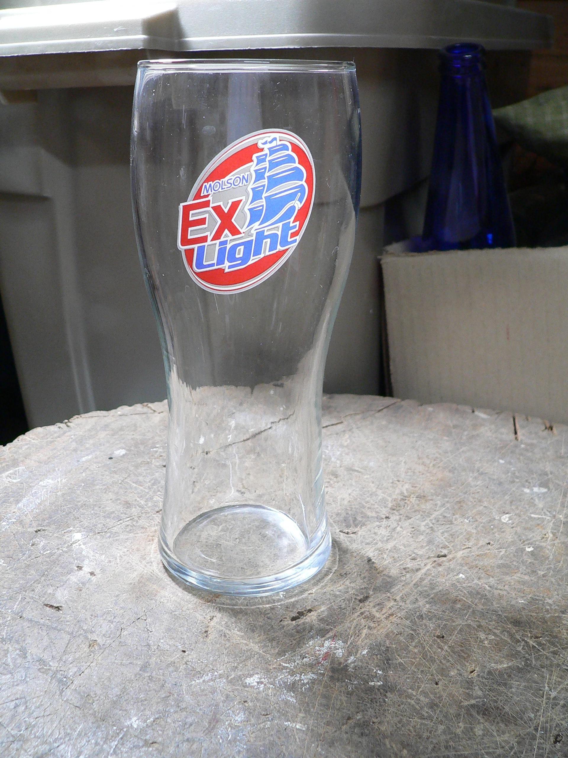 Verre bière Molson ex light # 8760.3