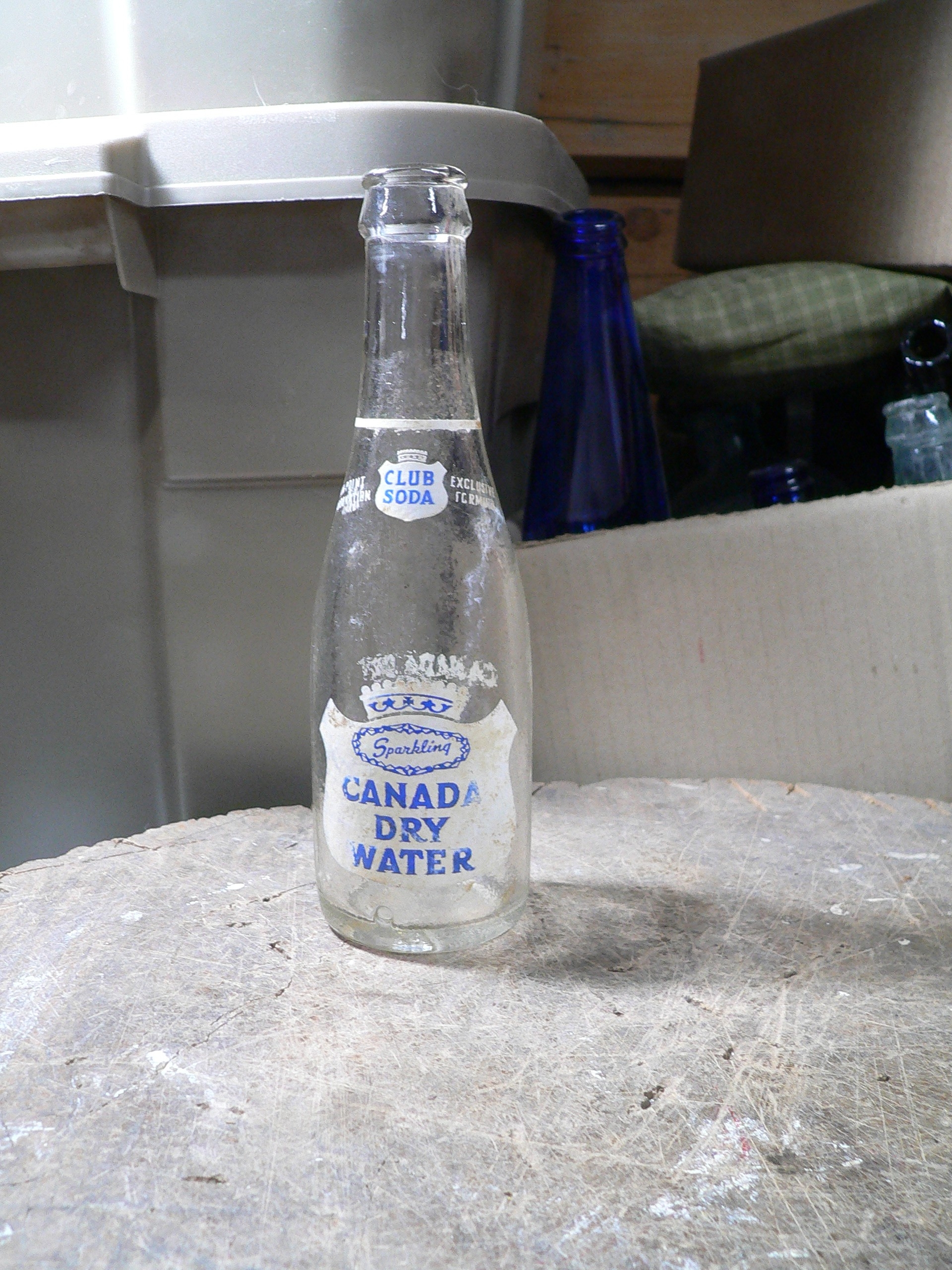 Bouteille vintage canada dry water # 8787.3