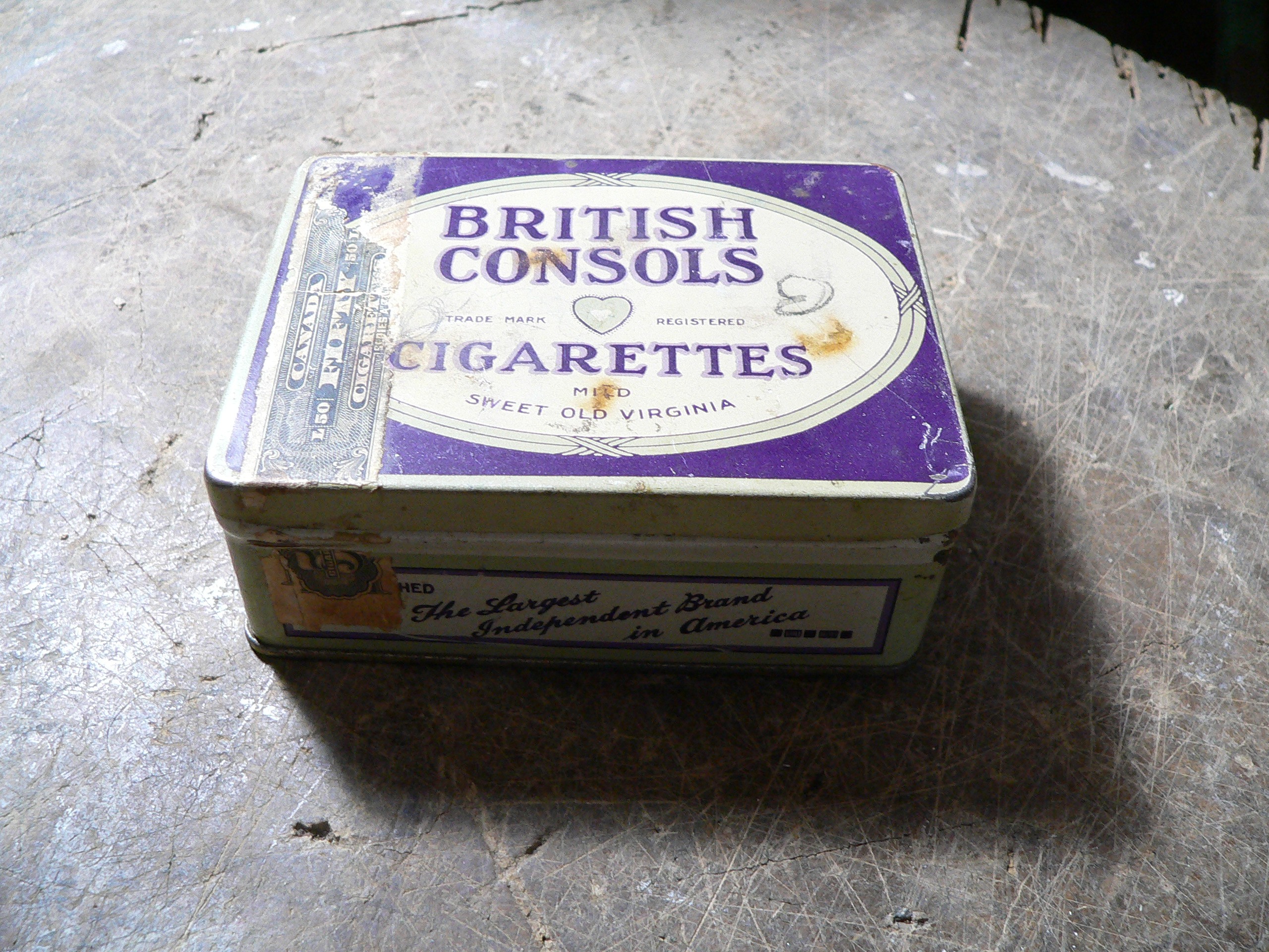 Boite antique british consols # 8917.13 