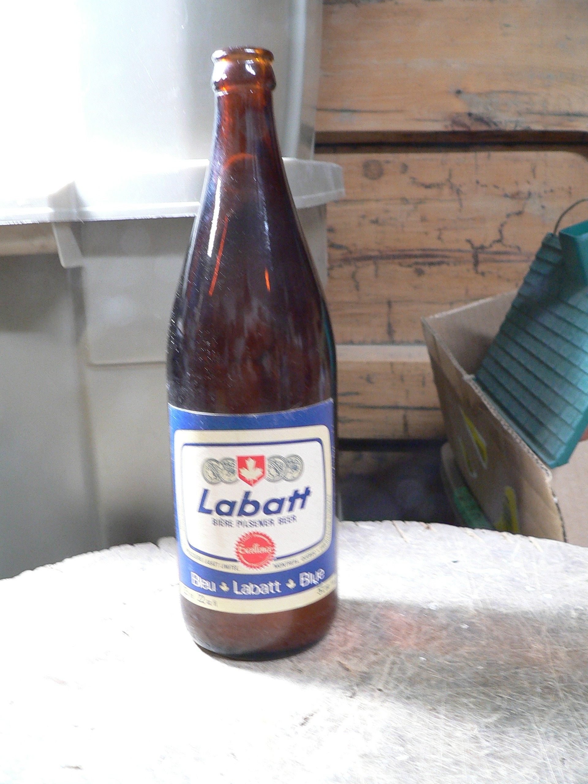 Bouteille vintage Labatt bleu # 8946.4