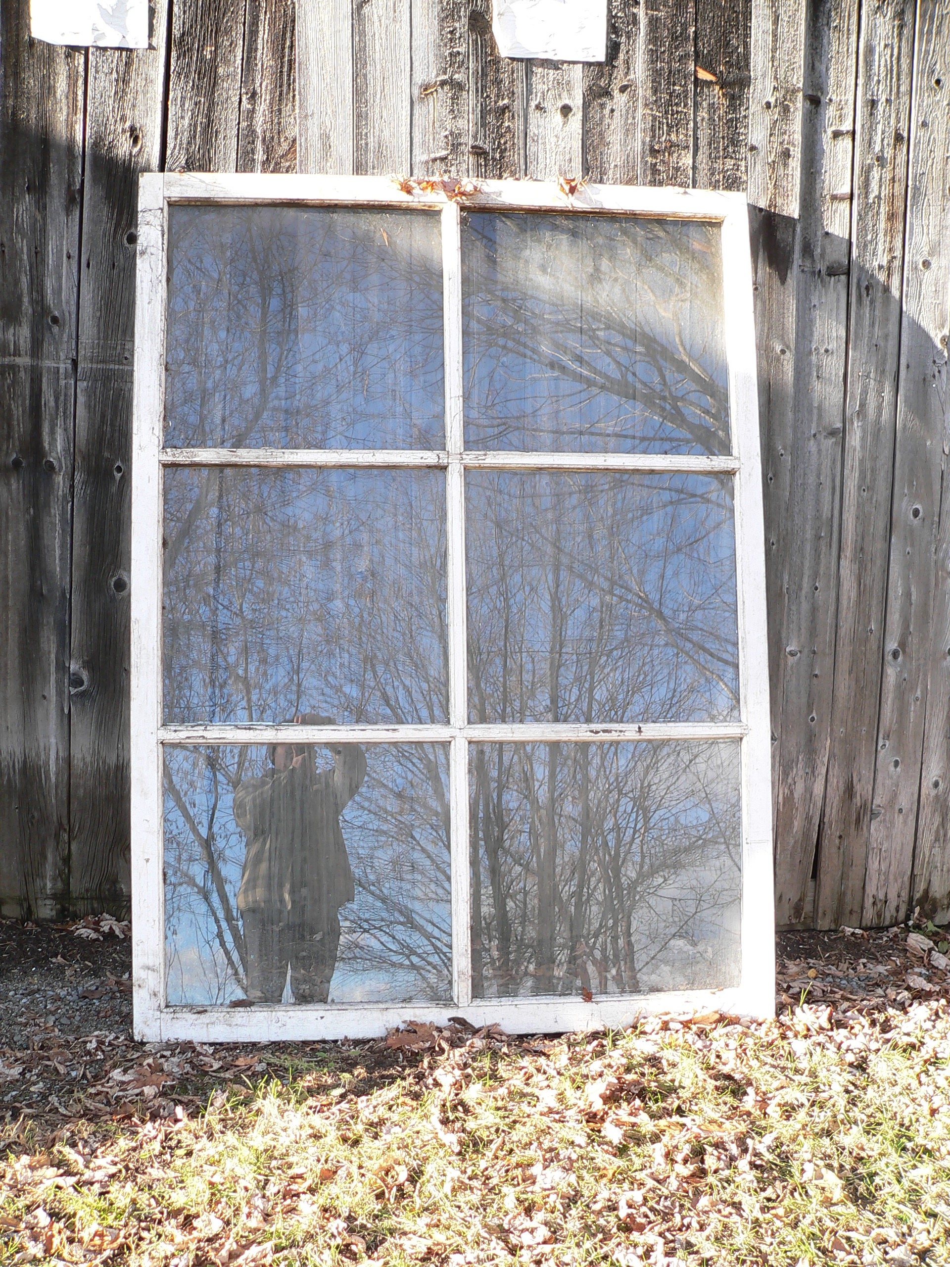 Très grande fenêtre antique a 6 carreaux # 8999.1 