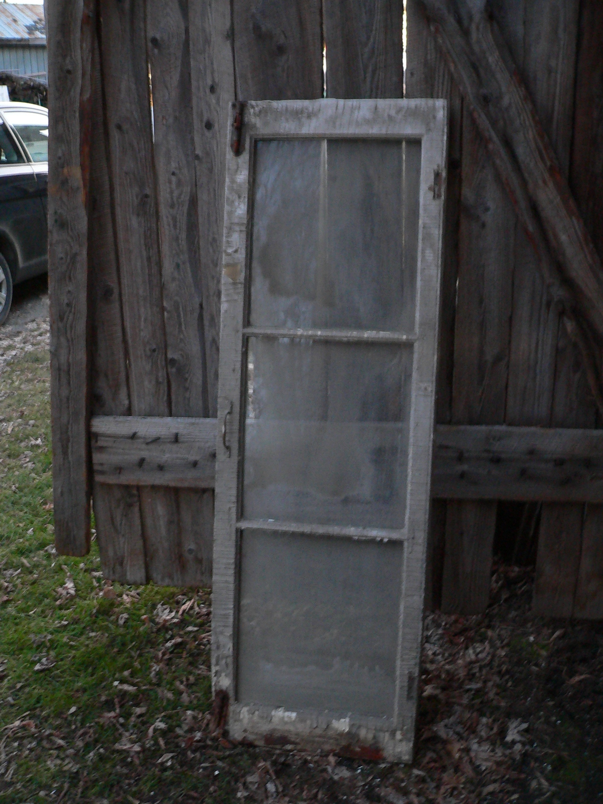 Fenêtre antique a 3 carreaux # 9012.5