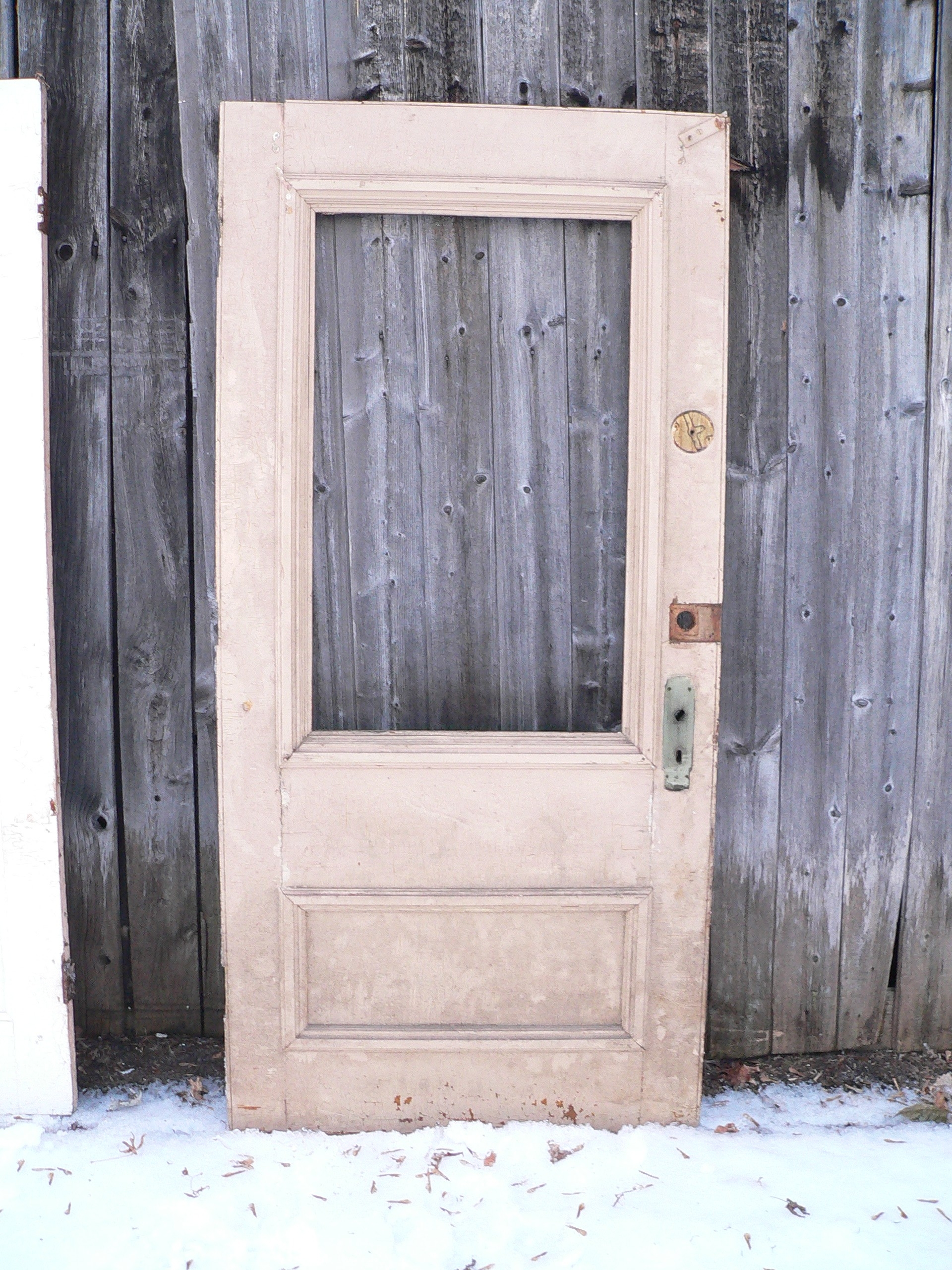 Porte antique sans vitre # 9015