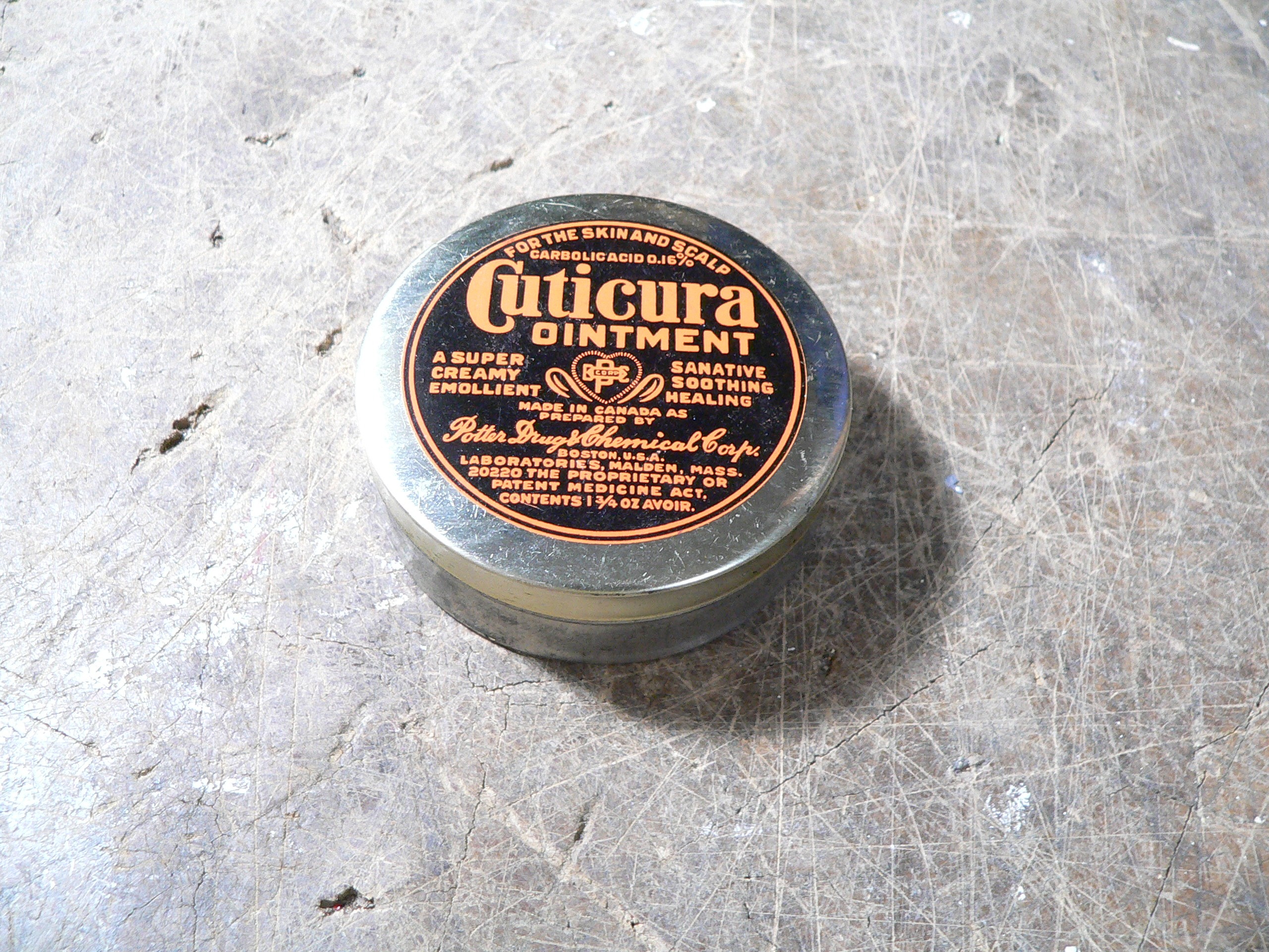 Canne vintage cuticura ointment # 9051.6