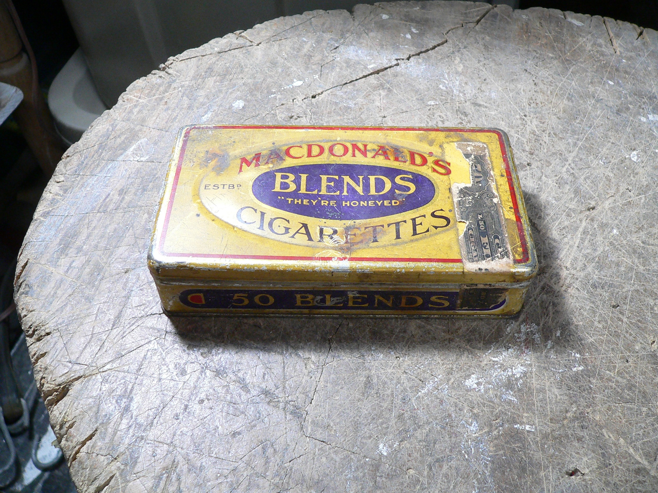 Boite antique macdonald blend # 9132 