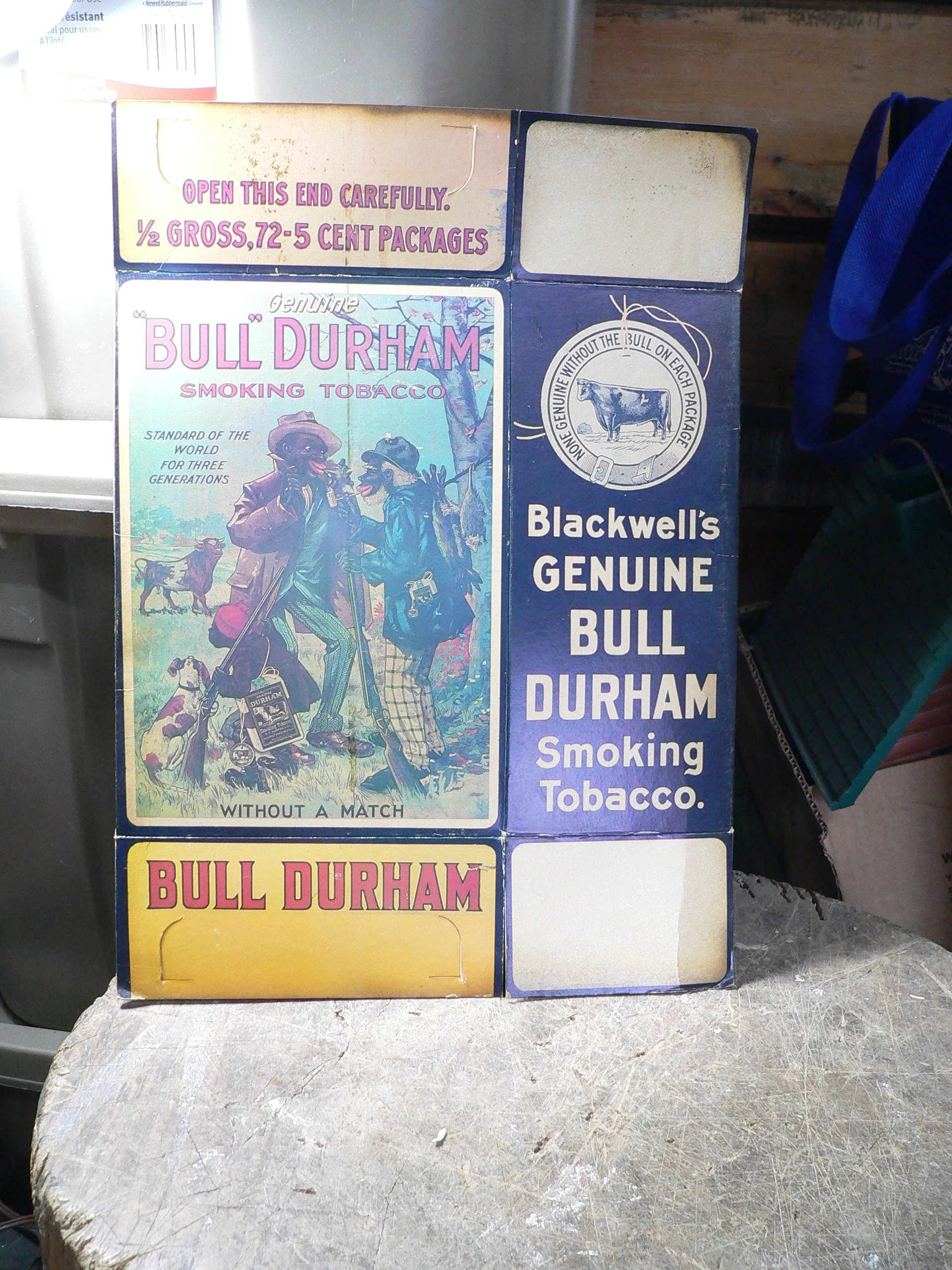 Boite antique Bull durham # 9137