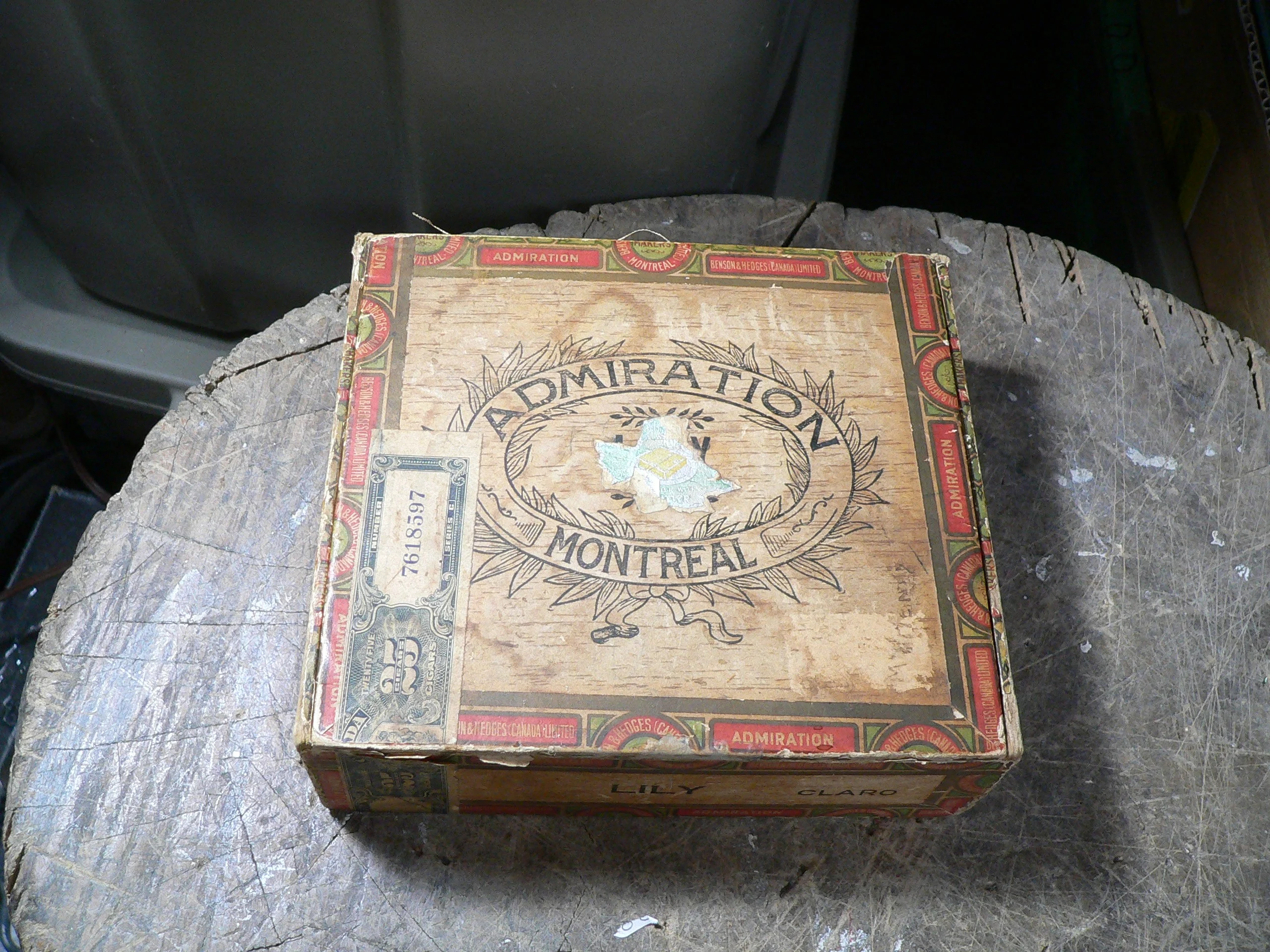  Boite antique Lily Admiration  # 9138