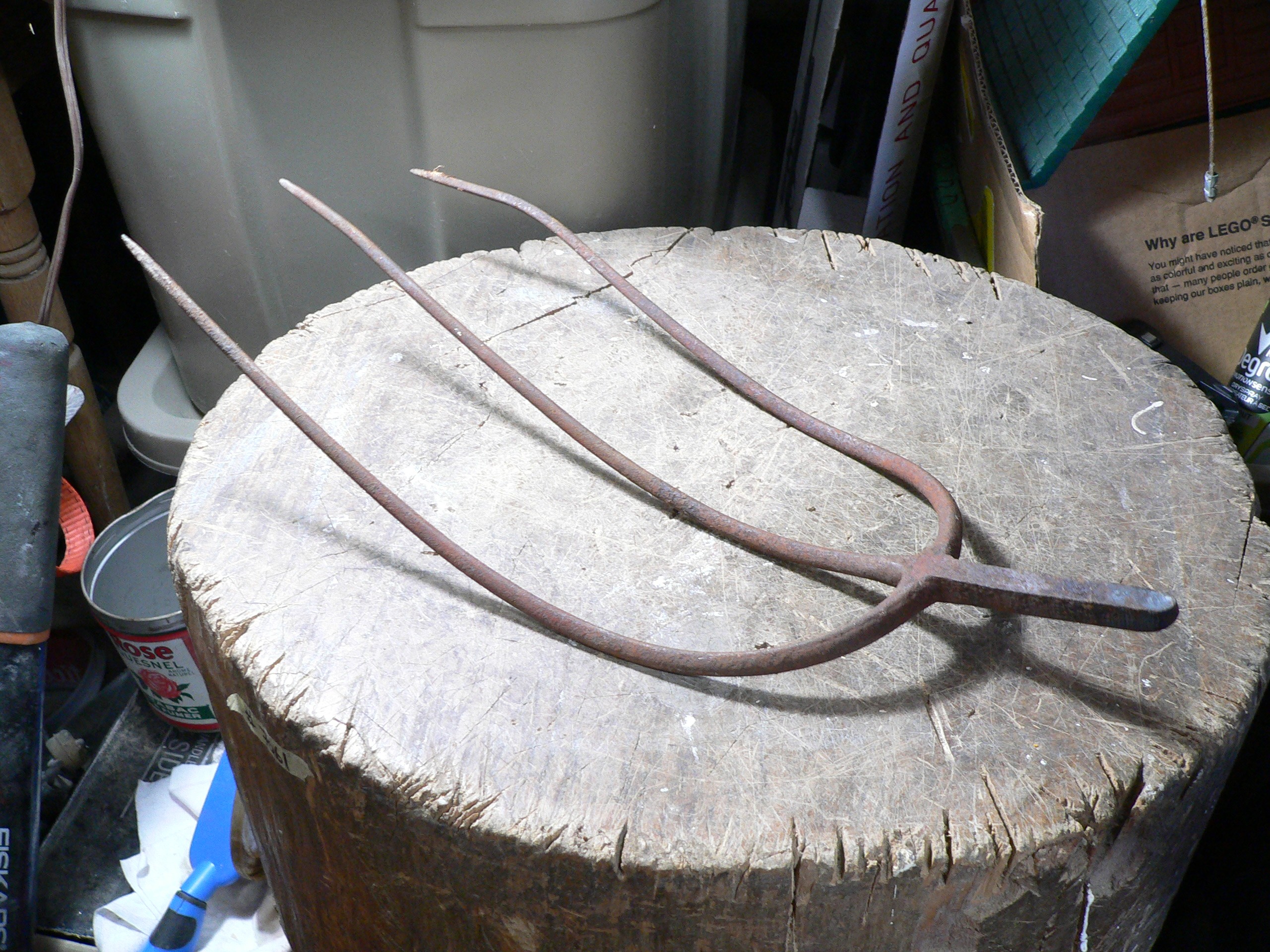 Tête de fourche antique # 9467.2