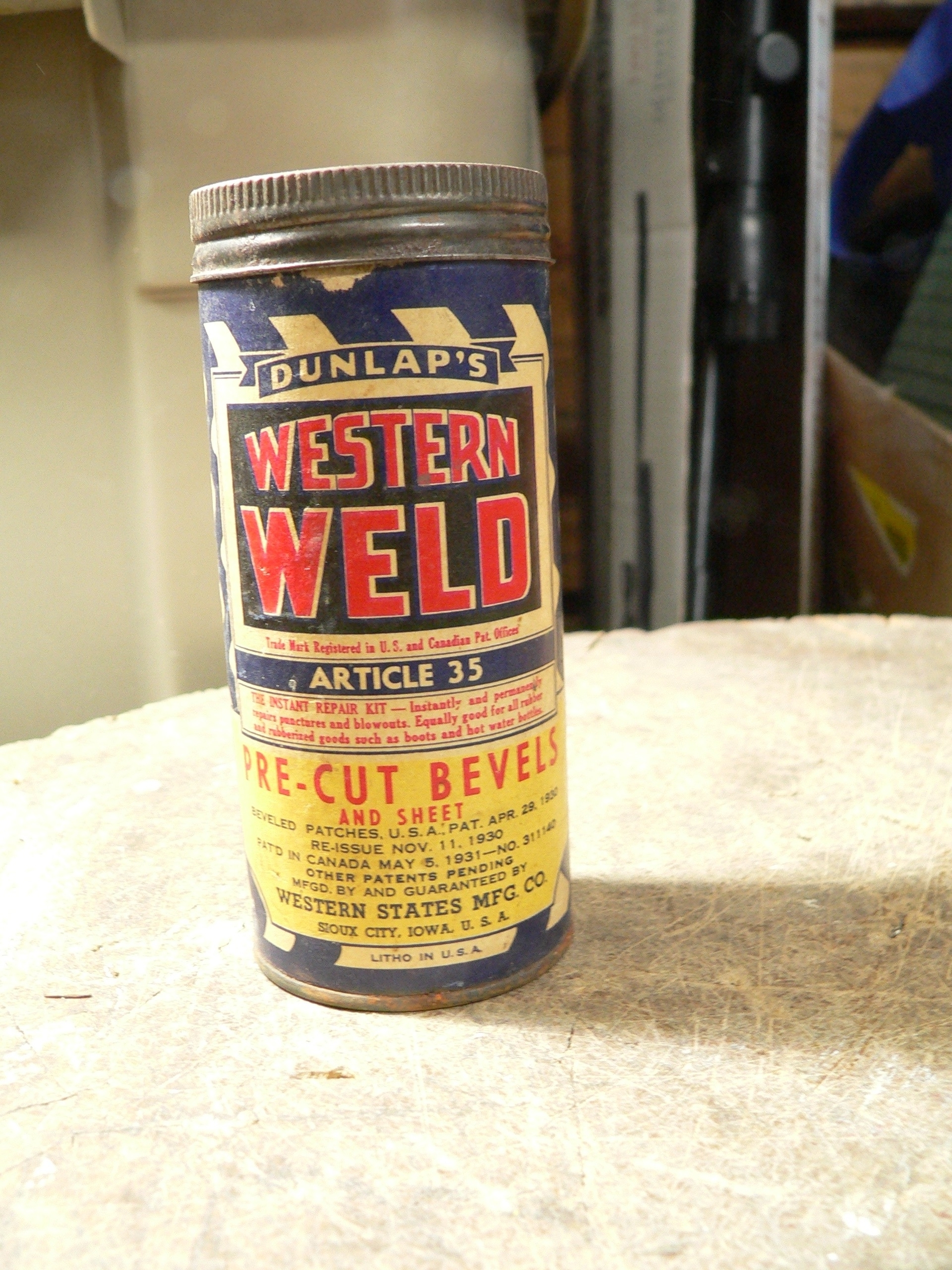 Boite antique tube repair kit # 9484.28