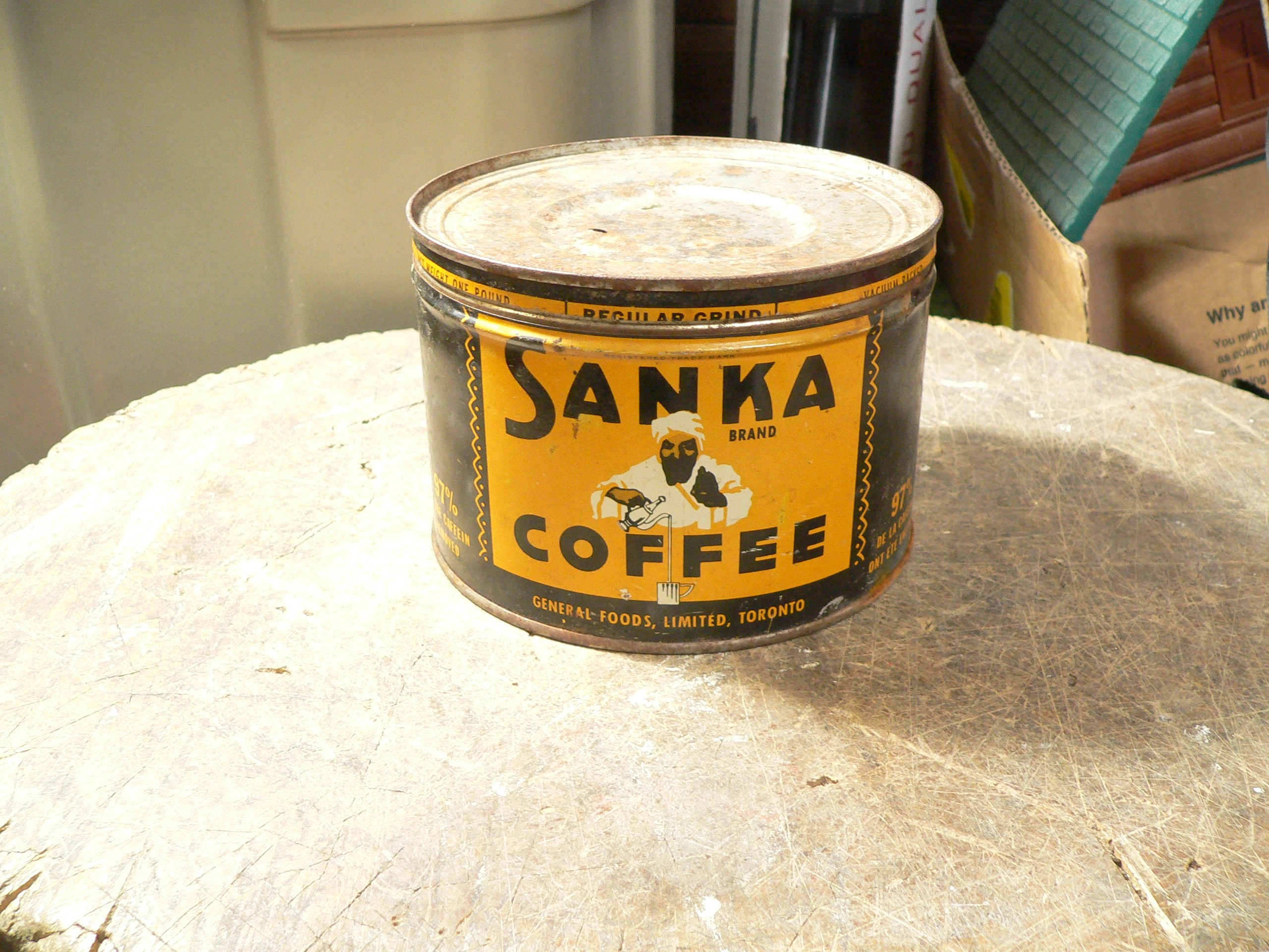 Canne de café sanka # 9580 