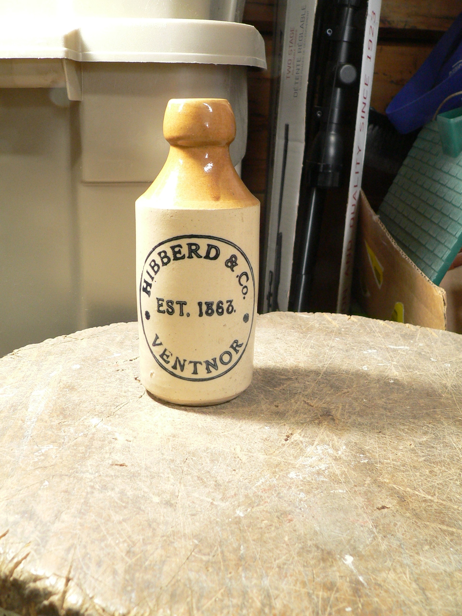 Bouteille antique ginger beer # 9582