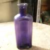 Bouteille antique mauve # 9789.8 